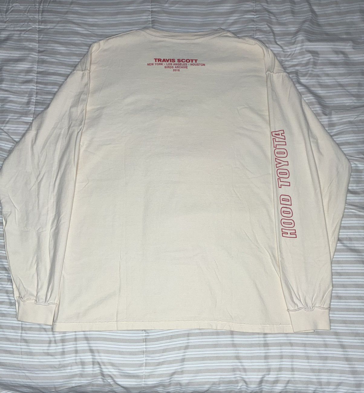 Travis Scott Travis Scott Hood Toyota Birds The Ends Long Sleeve Tee Size US XL / EU 56 / 4 - 5 Thumbnail