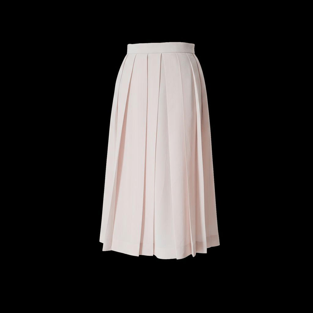 Salvatore Ferragamo Salvatore Ferragamo Silk Pleated Mid Length Skirt Size 30" / US 8 / IT 44 - 5 Thumbnail