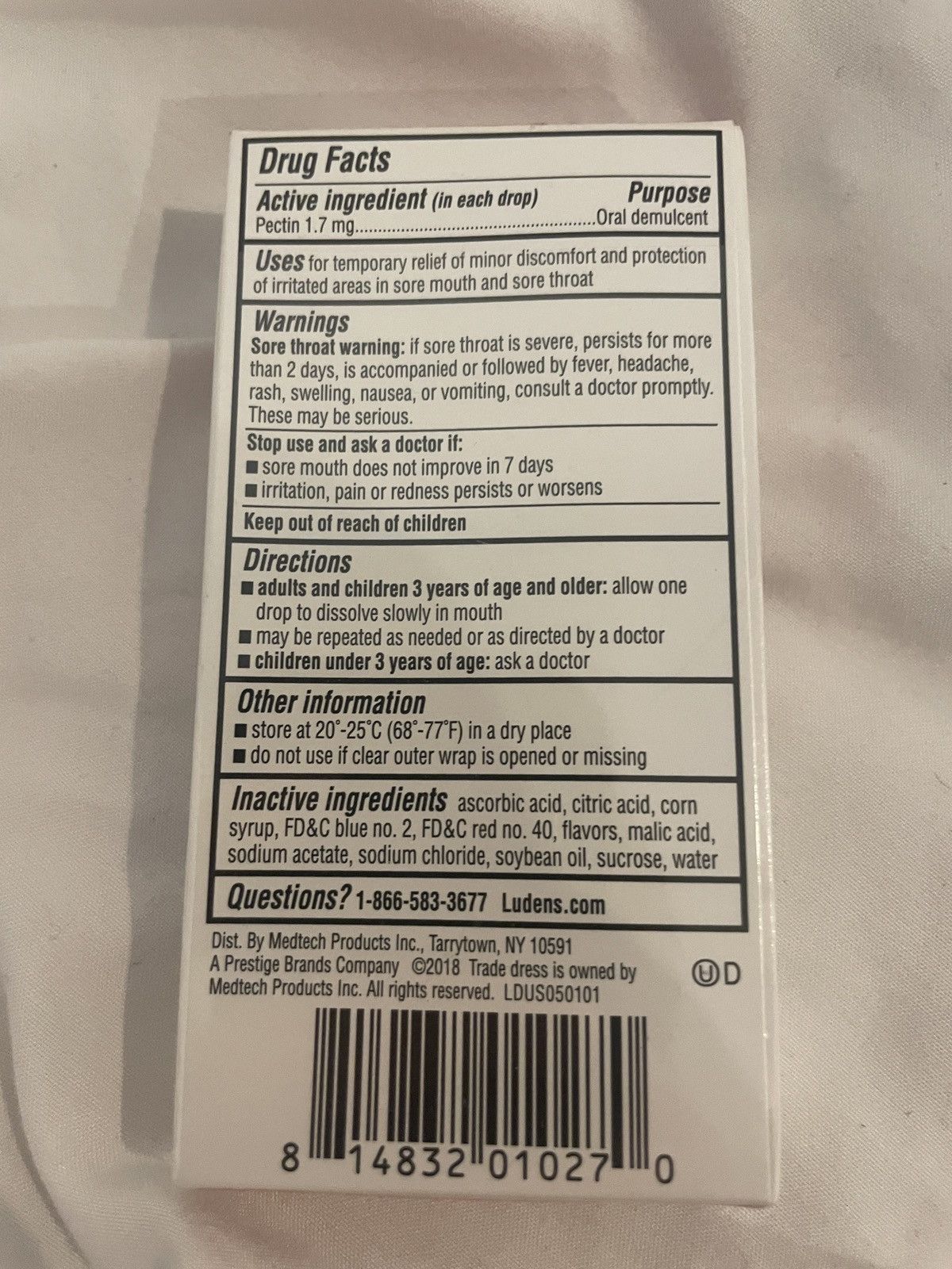 Supreme FW18 Supreme x Luden's Cough Drops Size ONE SIZE - 2 Thumbnail