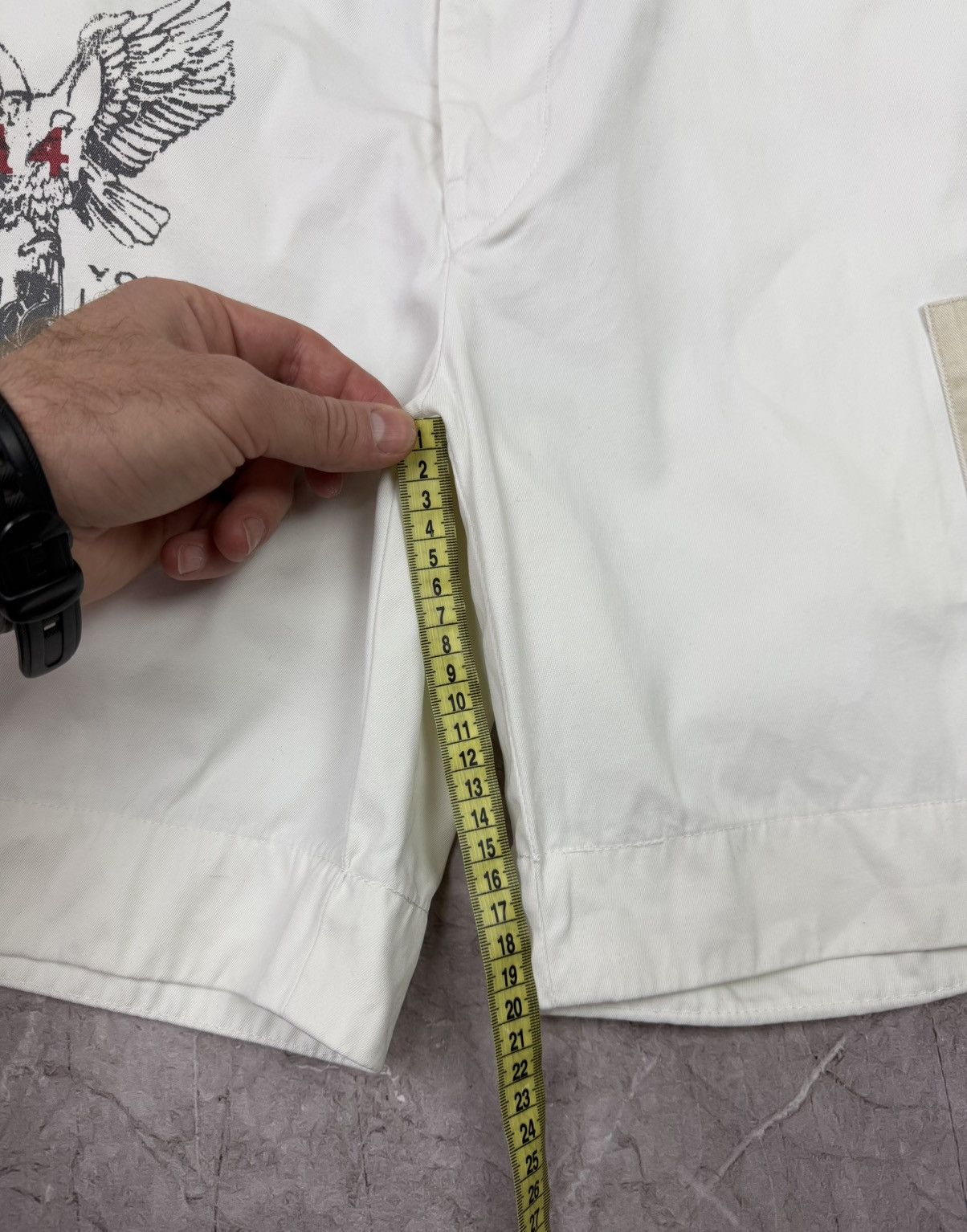 Polo Ralph Lauren VTG Style Polo Ralph Lauren Boxing Club Shorts White Size US 34 / EU 50 - 22 Thumbnail