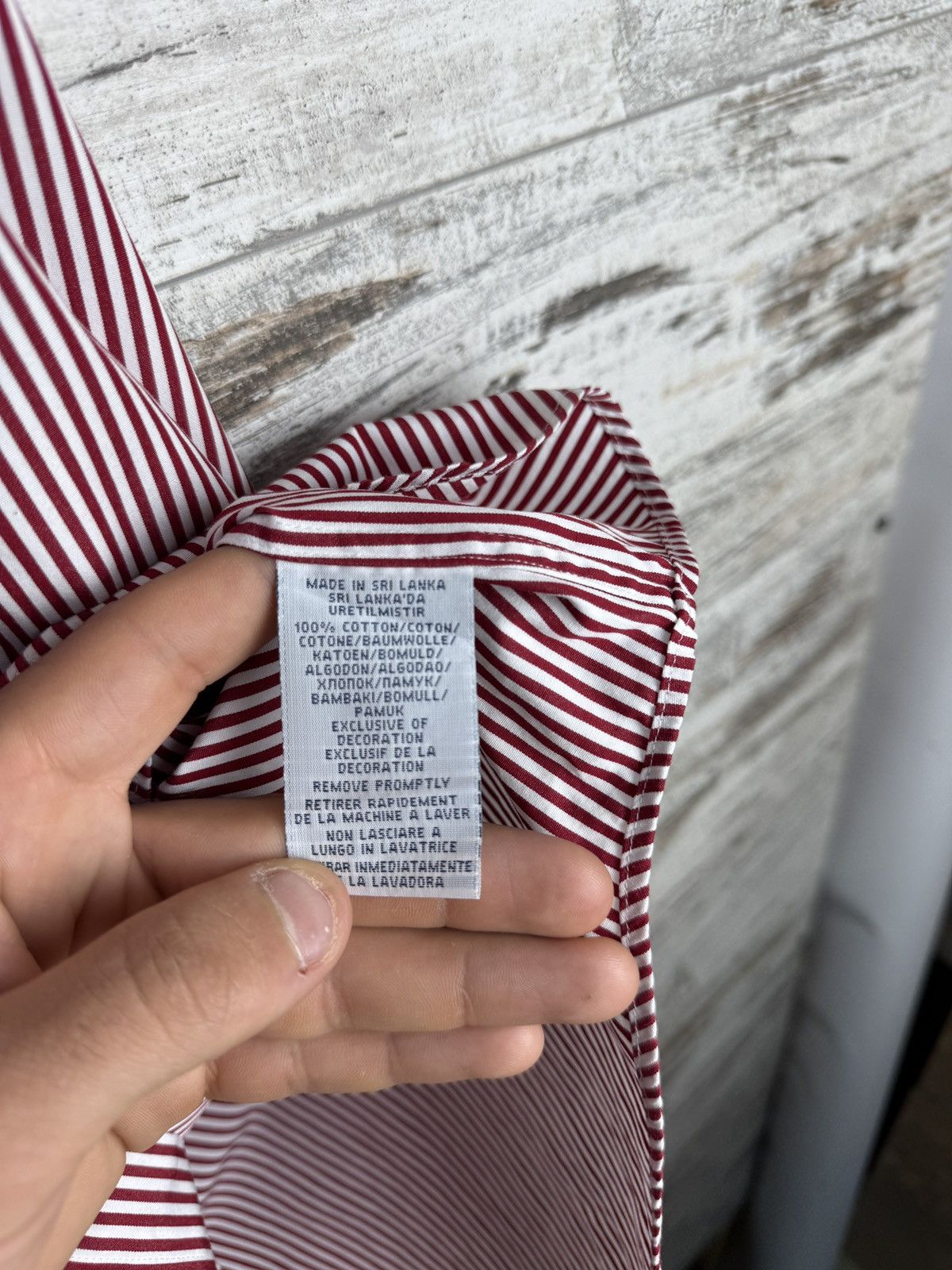 Polo Ralph Lauren × Vintage Mens Vintage Polo Ralph Lauren striped shirts button up Size US L / EU 52-54 / 3 - 9 Thumbnail