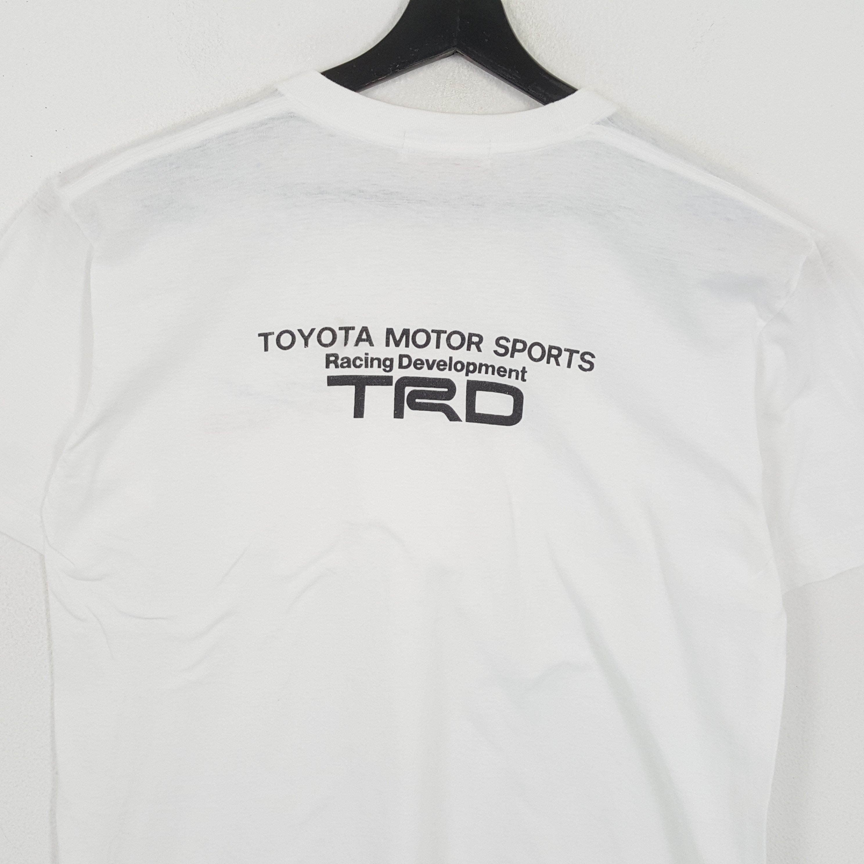 Vintage TRD TOYOTA MOTOR SPORTS Racing Development Tshirt Size US L / EU 52-54 / 3 - 2 Thumbnail