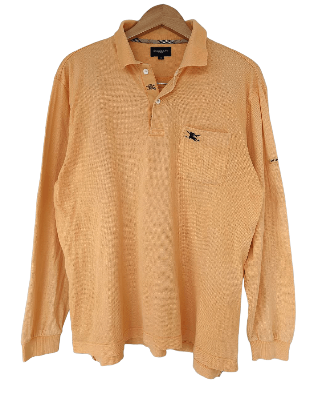 Burberry Burberry Golf Long Sleeve Polo T Size US M / EU 48-50 / 2 - 1 Thumbnail
