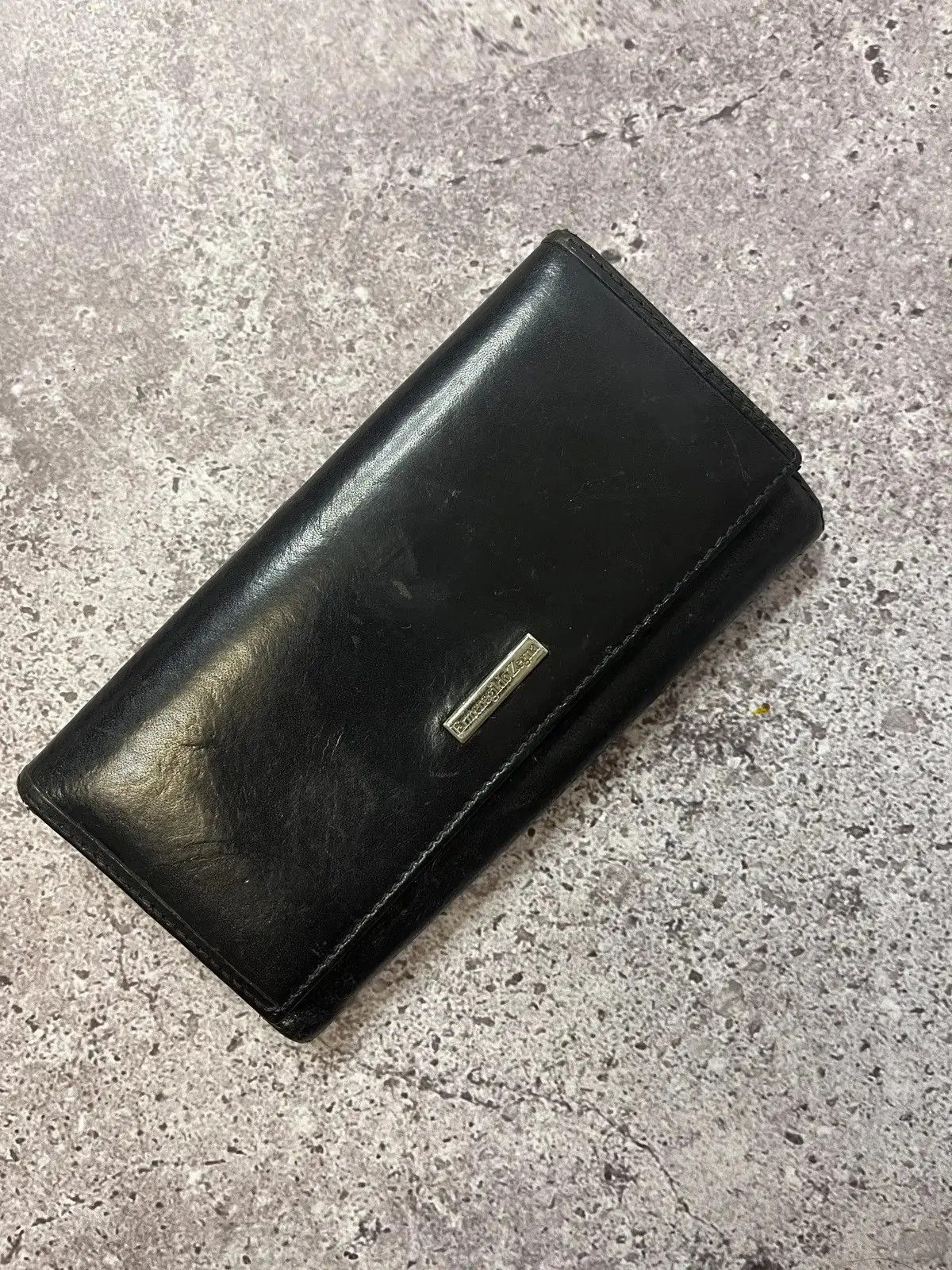 Ermenegildo Zegna × Vintage Ermenegildo Zegna Vintage Leather Wallet Size ONE SIZE - 1 Thumbnail
