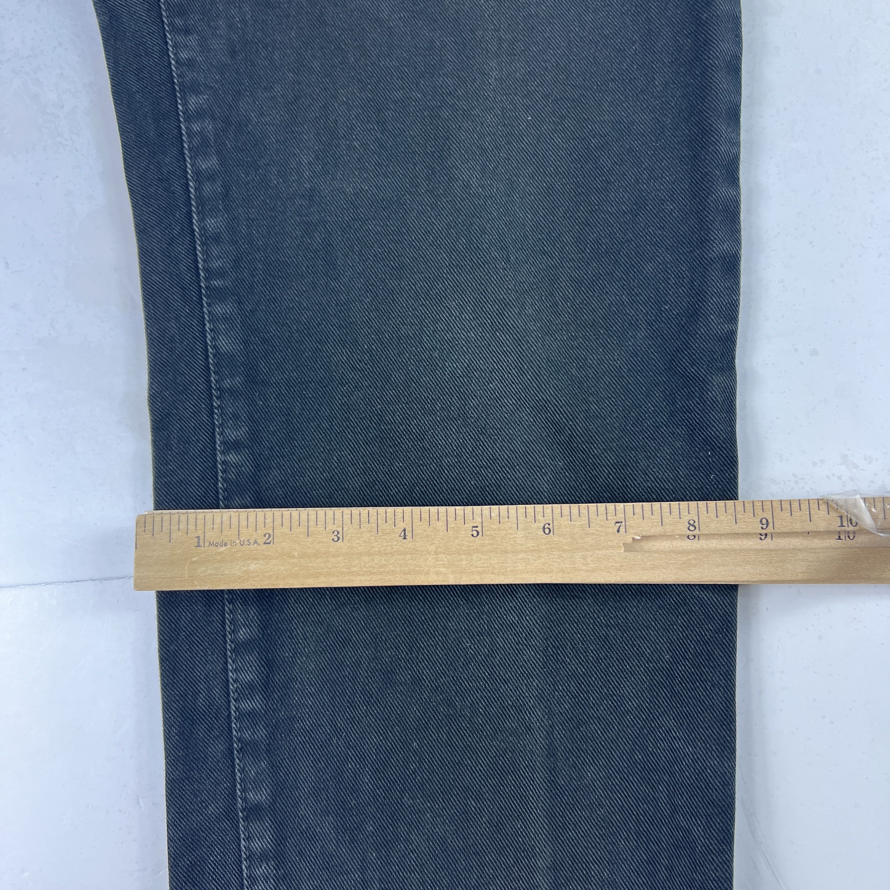 Calvin Klein × Vintage VTG CK Calvin Klein Jeans Straight Black Faded Cotton Denim Size US 32 / EU 48 - 17 Thumbnail
