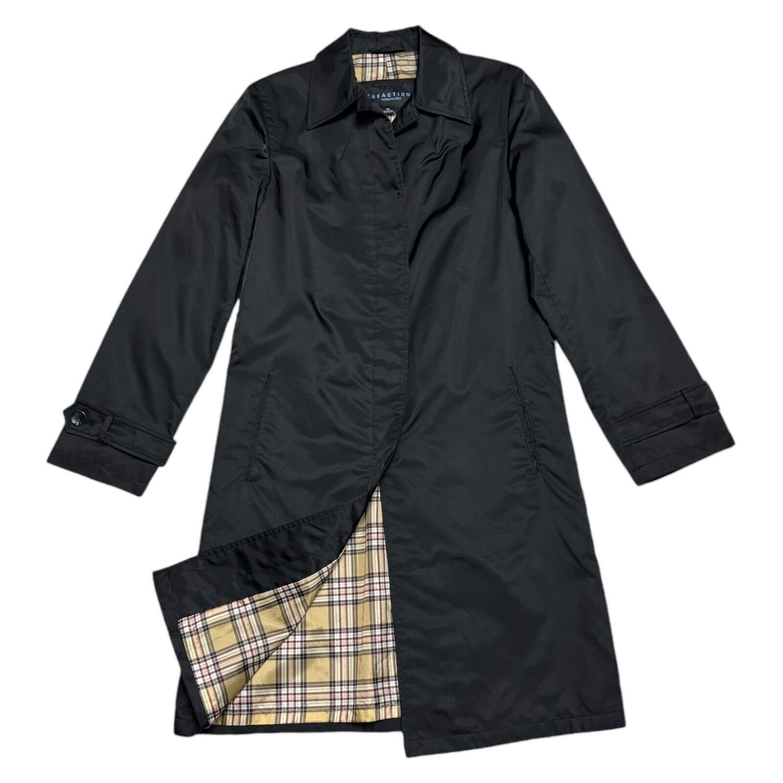 Kenneth Cole Kenneth Cole Reaction Luxury Designer Business Trench Coat Size XS / US 0-2 / IT 36-38 - 1 Thumbnail
