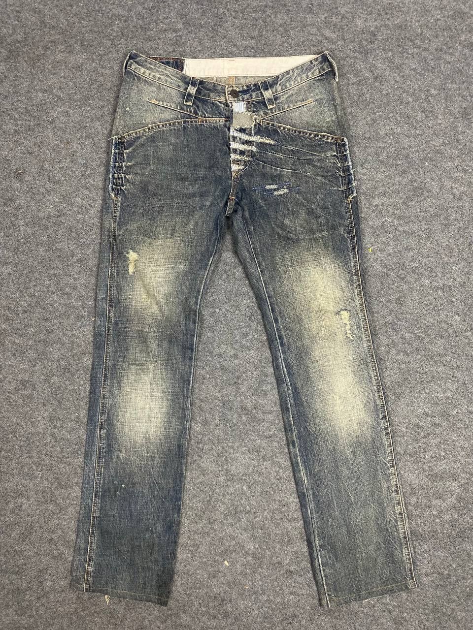Marithe + Francois Girbaud marithe francois girbaud distressed denim nice design Size US 32 / EU 48 - 9 Thumbnail