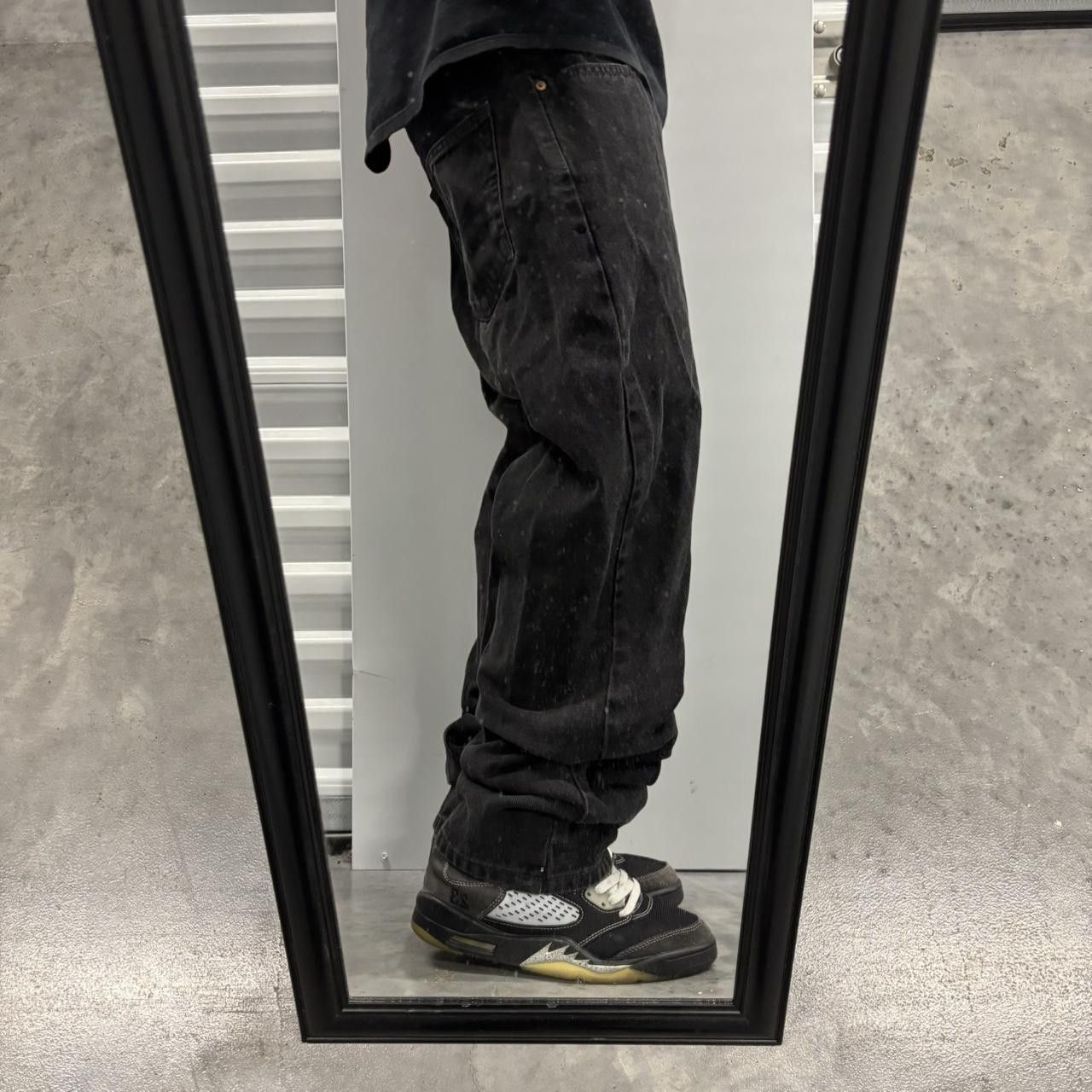 Levi's × Vintage Crazy Vintage Y2K/2000s Grunge Black Levis Essential Denim Jeans! Size US 34 / EU 50 - 2 Thumbnail