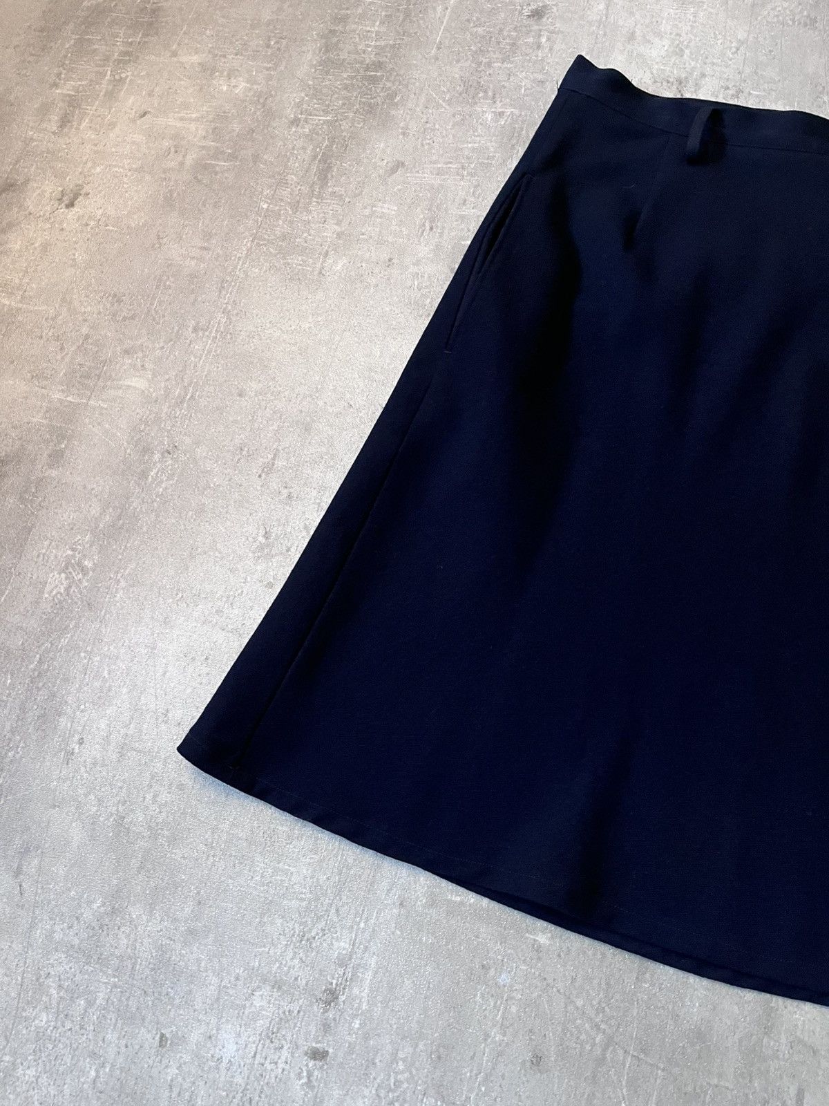 Y's Y's wool women skirt vintage rare Size 28" / US 6 / IT 42 - 2 Thumbnail