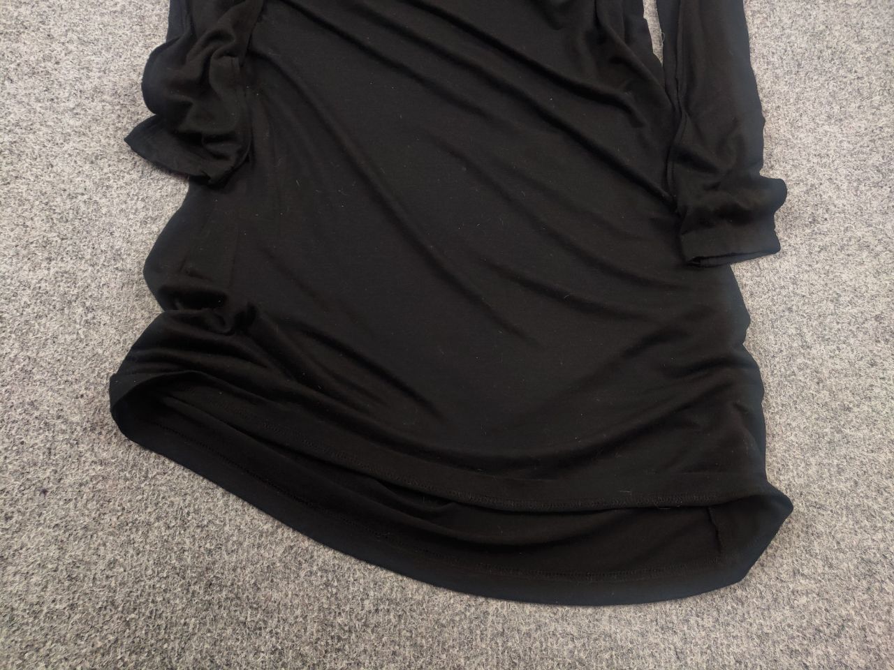 Ann Demeulemeester Ann Demeulemeester Wool Long Sleeve asymmetrical Slim Dress Size L / US 10 / IT 46 - 6 Thumbnail
