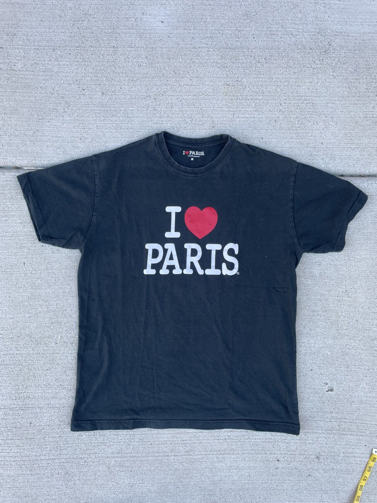 Vintage 90s style Vintage I Heart Paris Tee Size US M / EU 48-50 / 2 - 1 Thumbnail