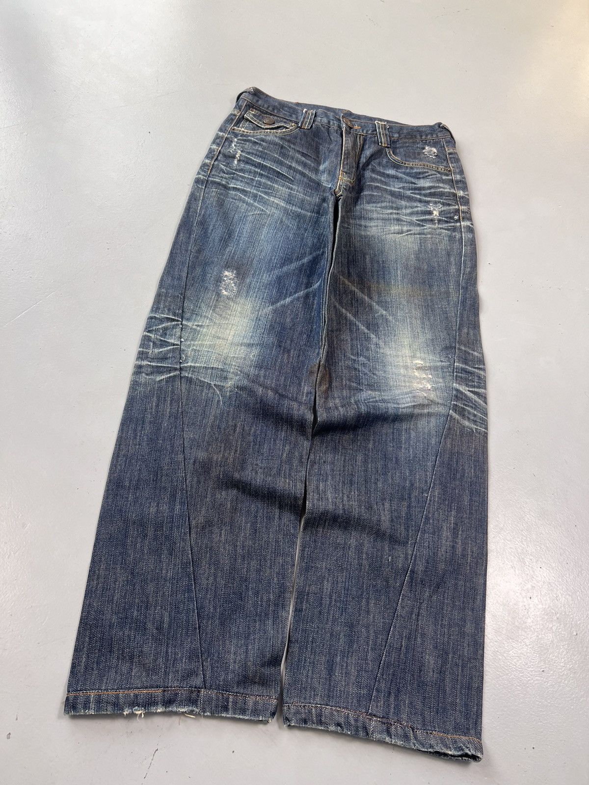 Japanese Brand Vintag Evisu inspired seagull denim pant Size US 30 / EU 46 - 9 Thumbnail