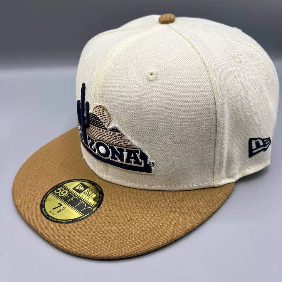 New Era Arizona Wildcats Hat Men 7 5/8 59Fifty New Era NCAA Fitted Size ONE SIZE - 3 Thumbnail