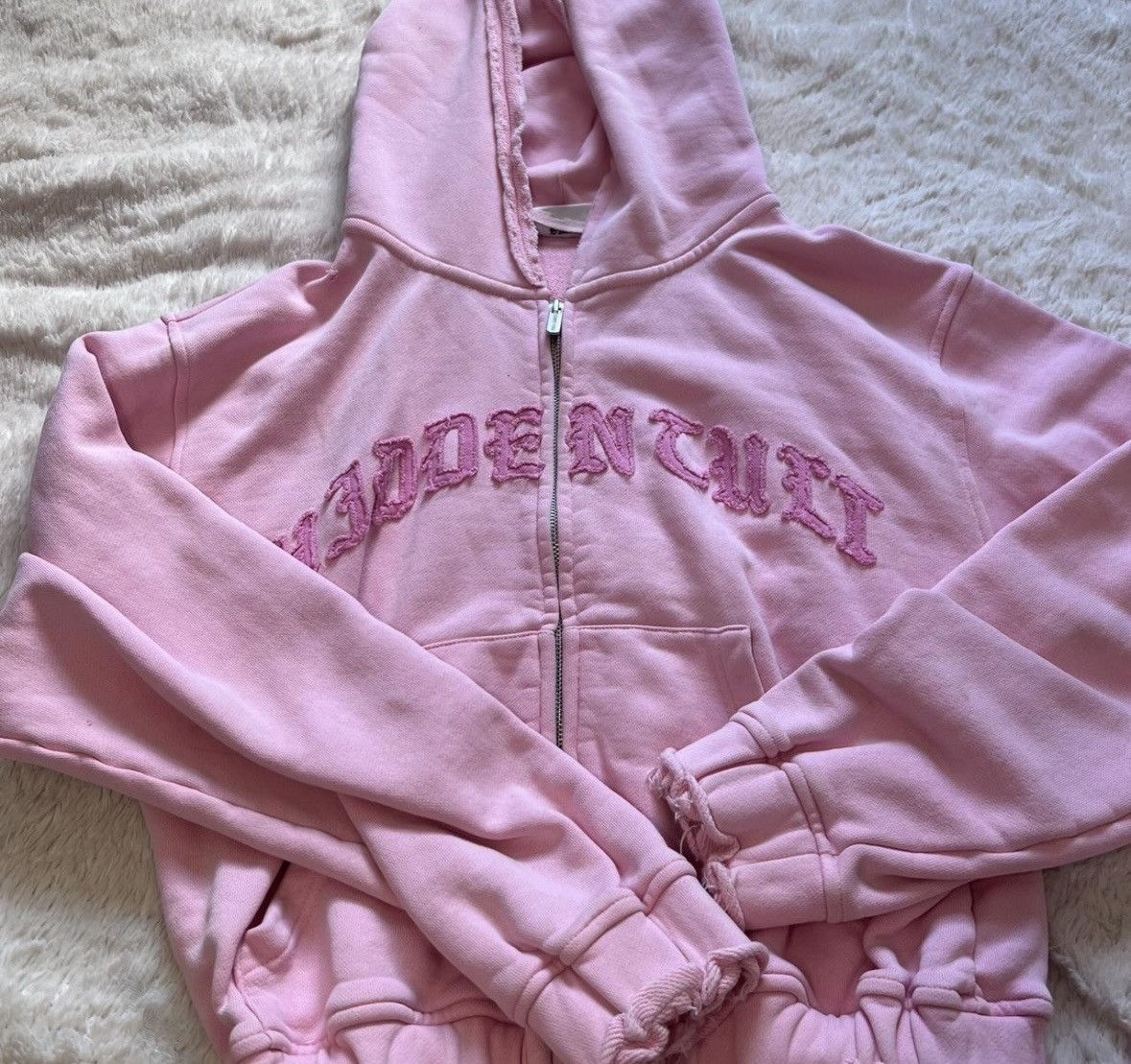 Hidden Cult Hidden Cult Pink distressed sweatsuit Size L / US 10 / IT 46 - 3 Thumbnail