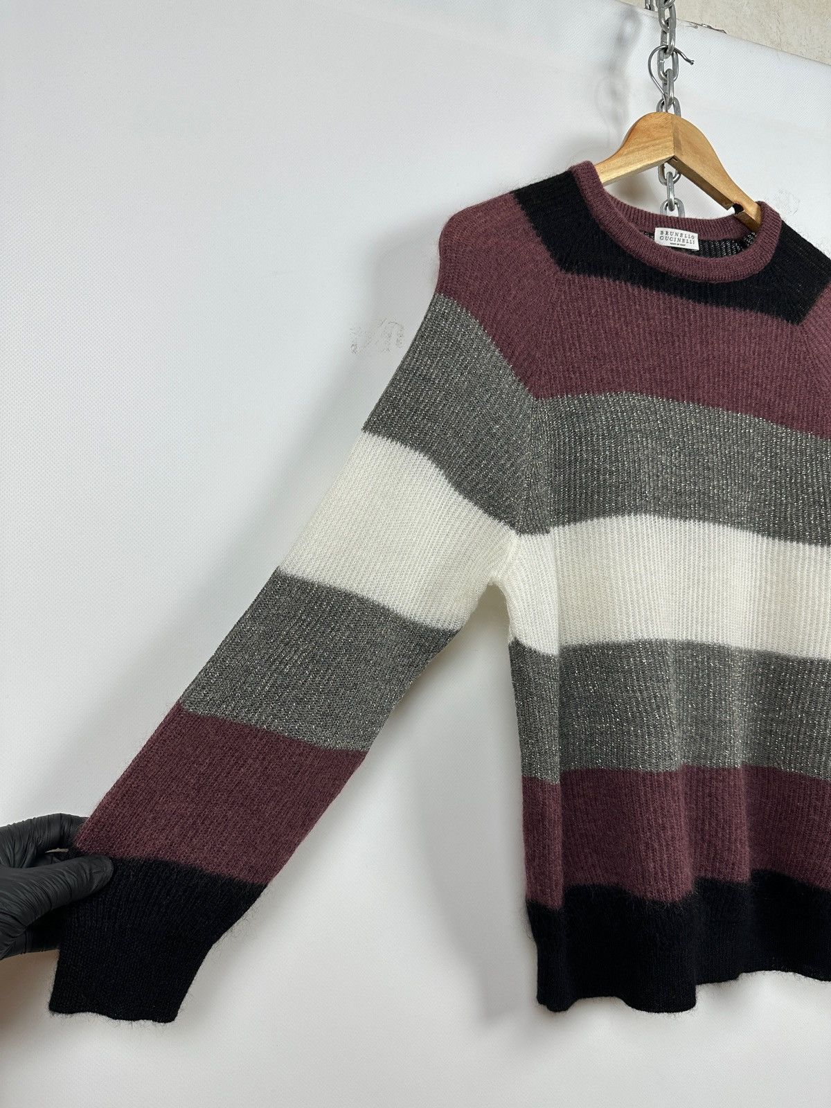Brunello Cucinelli Brunello Cucinelli Mohair / Wool Sweater Size S / US 4 / IT 40 - 11 Thumbnail
