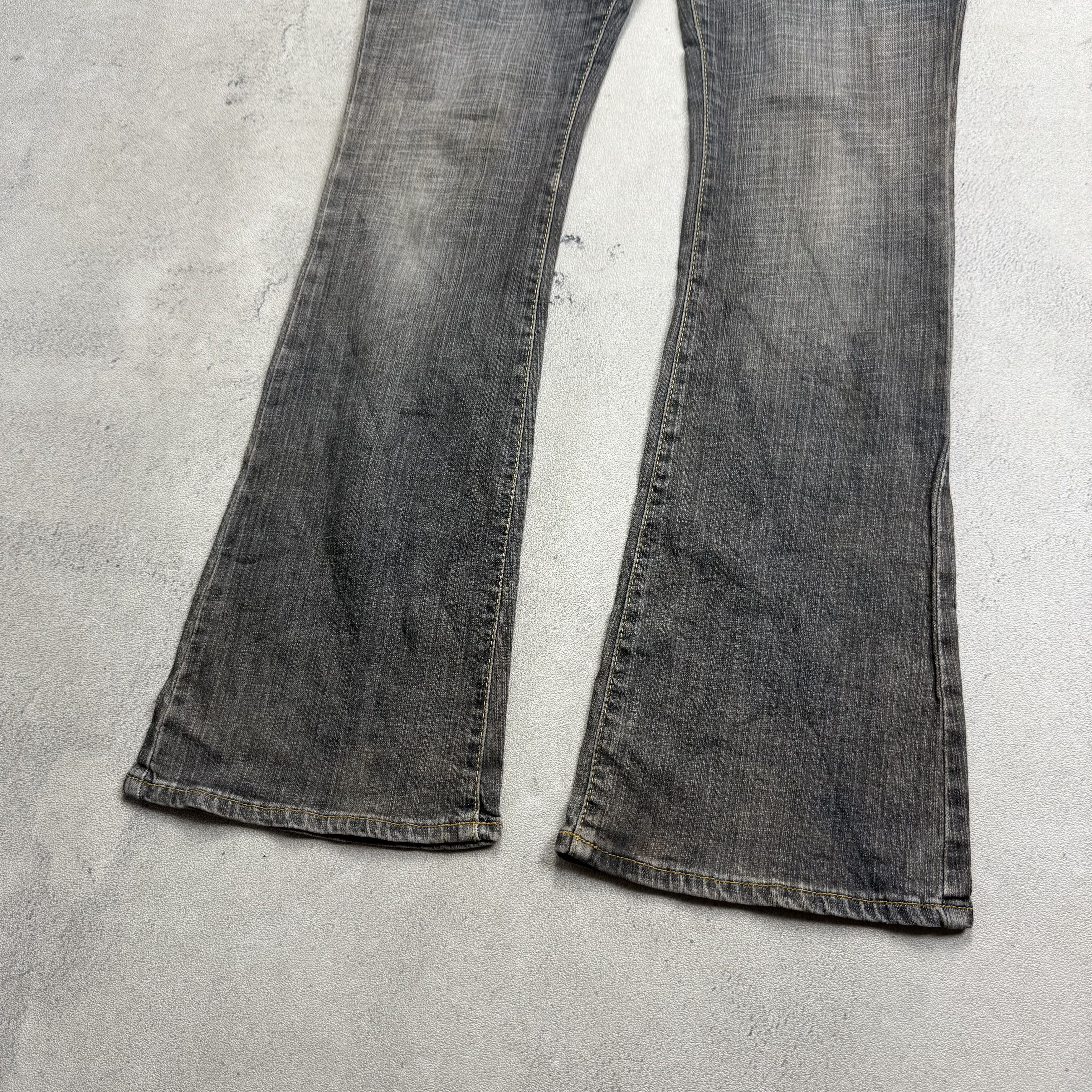 Vintage Bobson Happy Face Flare Jeans Size US 30 / EU 46 - 3 Thumbnail
