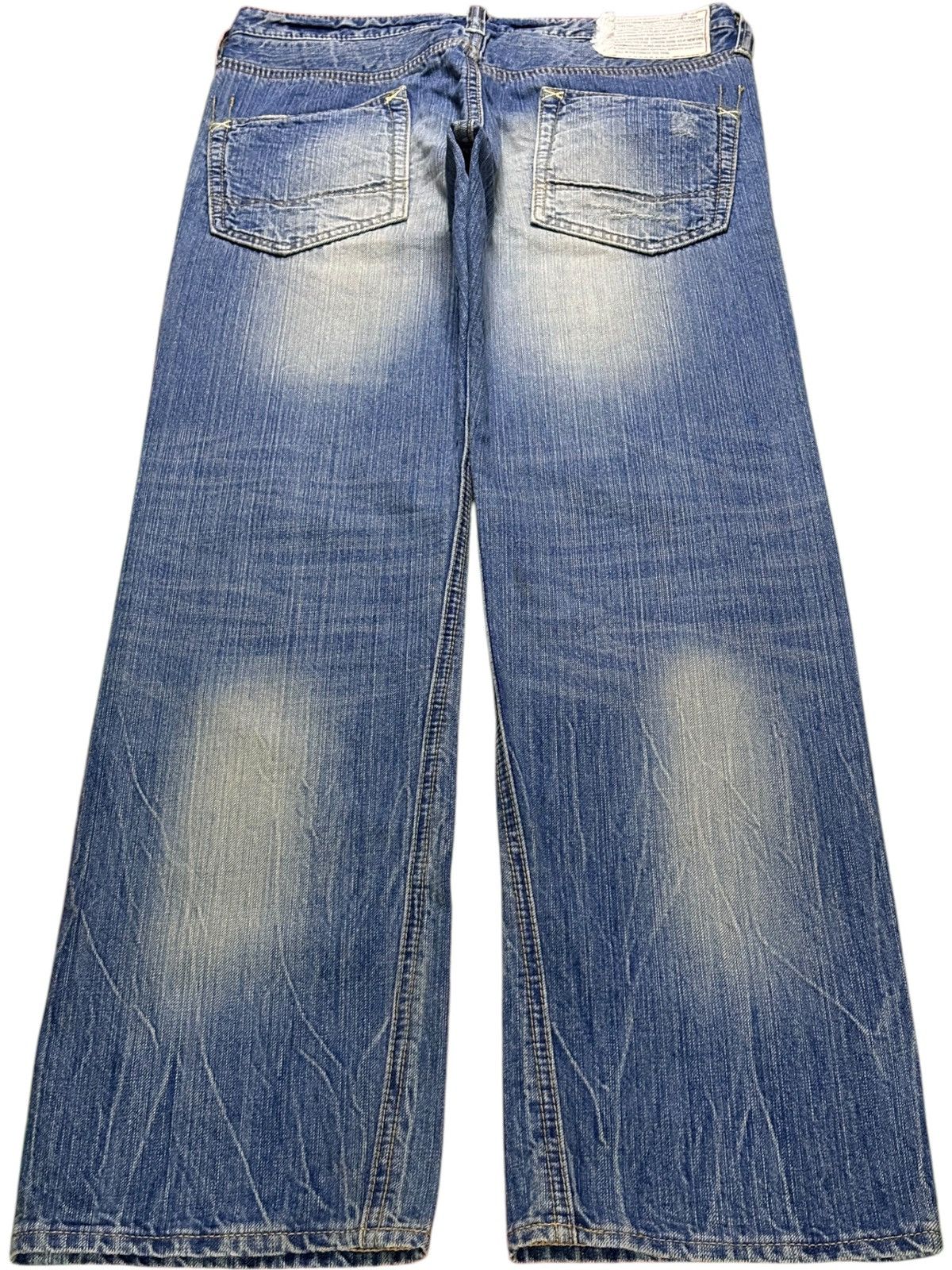 Japanese Brand Vintage Japanese Brand Rusty Mud Wash Distressed Jeans Size 31" - 2 Thumbnail