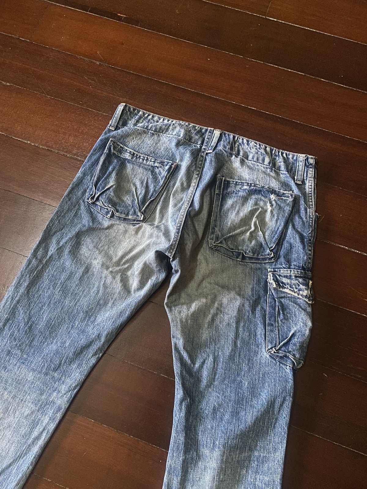 Orslow FIRE 🔥 JOHN BULL KOJIMA JAPAN CARGO DISTRESSED HONEY COMB Size US 36 / EU 52 - 17 Thumbnail