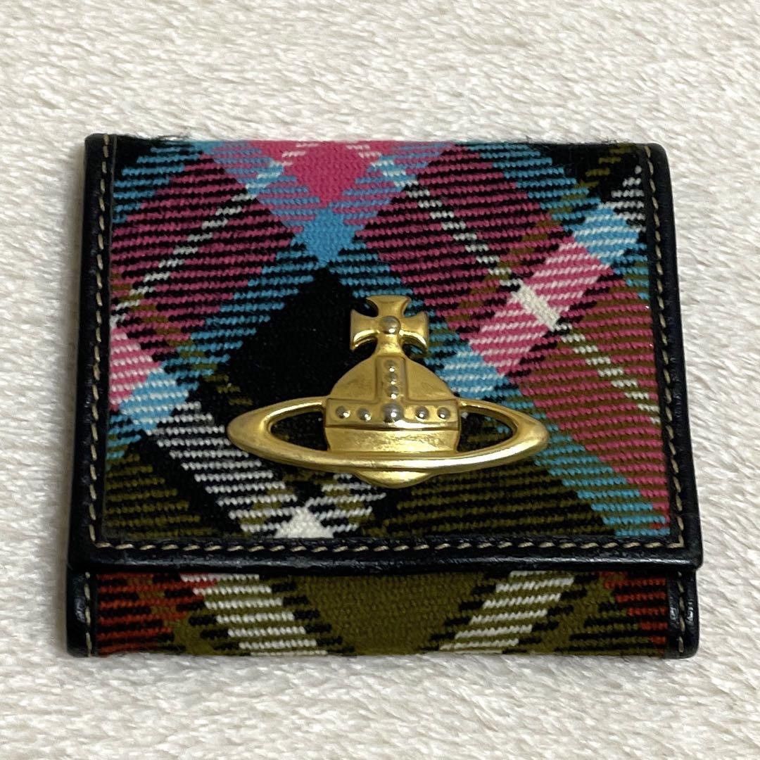 image of Vivienne Westwood Orbit Logo Wallet in Black, Men's