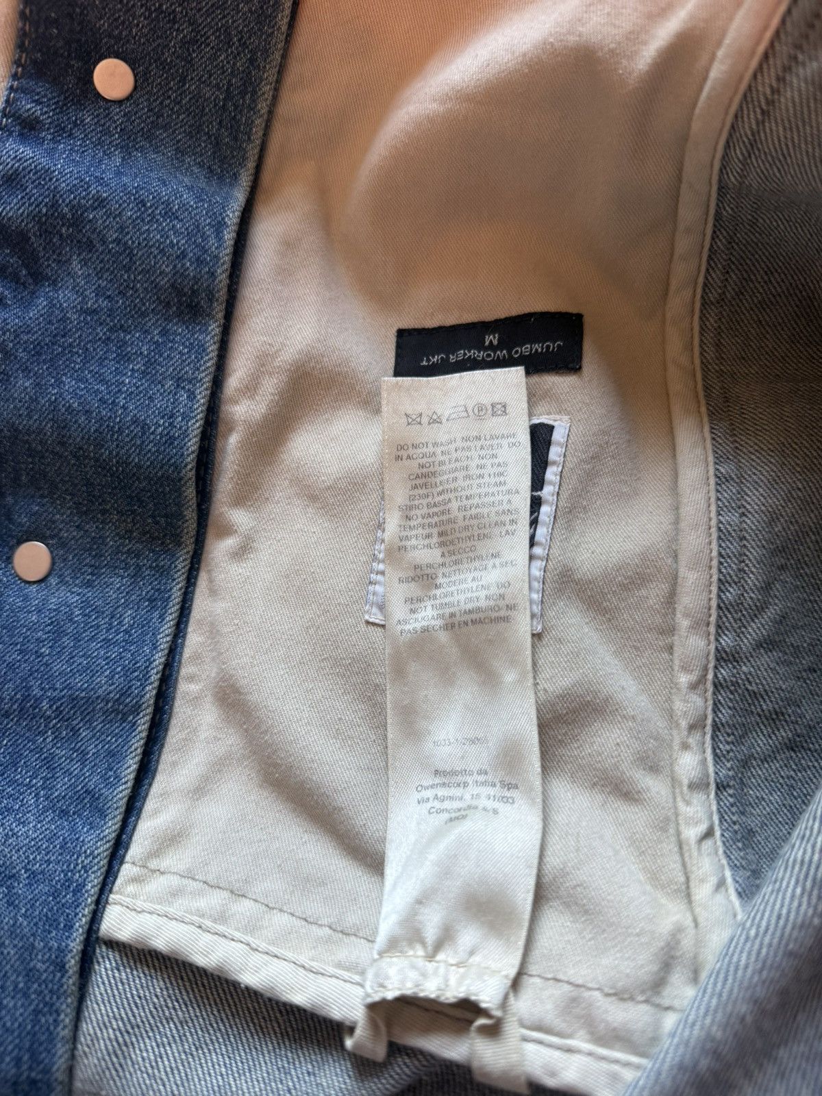 Rick Owens Drkshdw Rick Owens Drkshdw Jumbo Worker Jacket in Indigo Size US M / EU 48-50 / 2 - 4 Thumbnail
