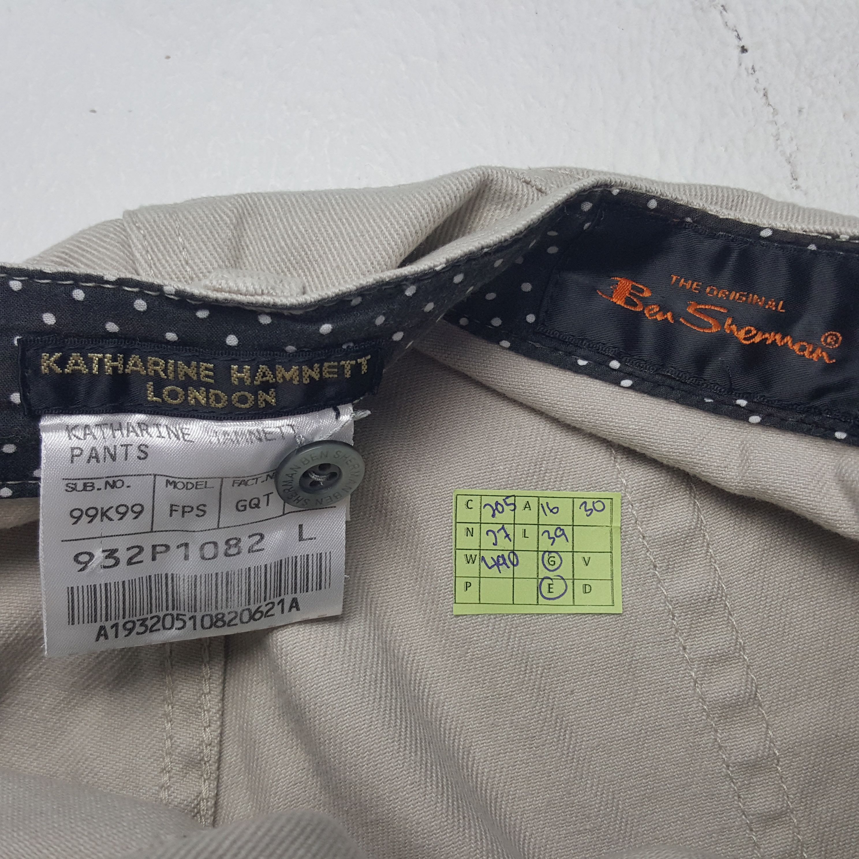 Ben Sherman × Katharine Hamnett London × Vintage Vintage Katharine Hamnett London Ben Sherman Baggy Pants Size US 32 / EU 48 - 7 Thumbnail