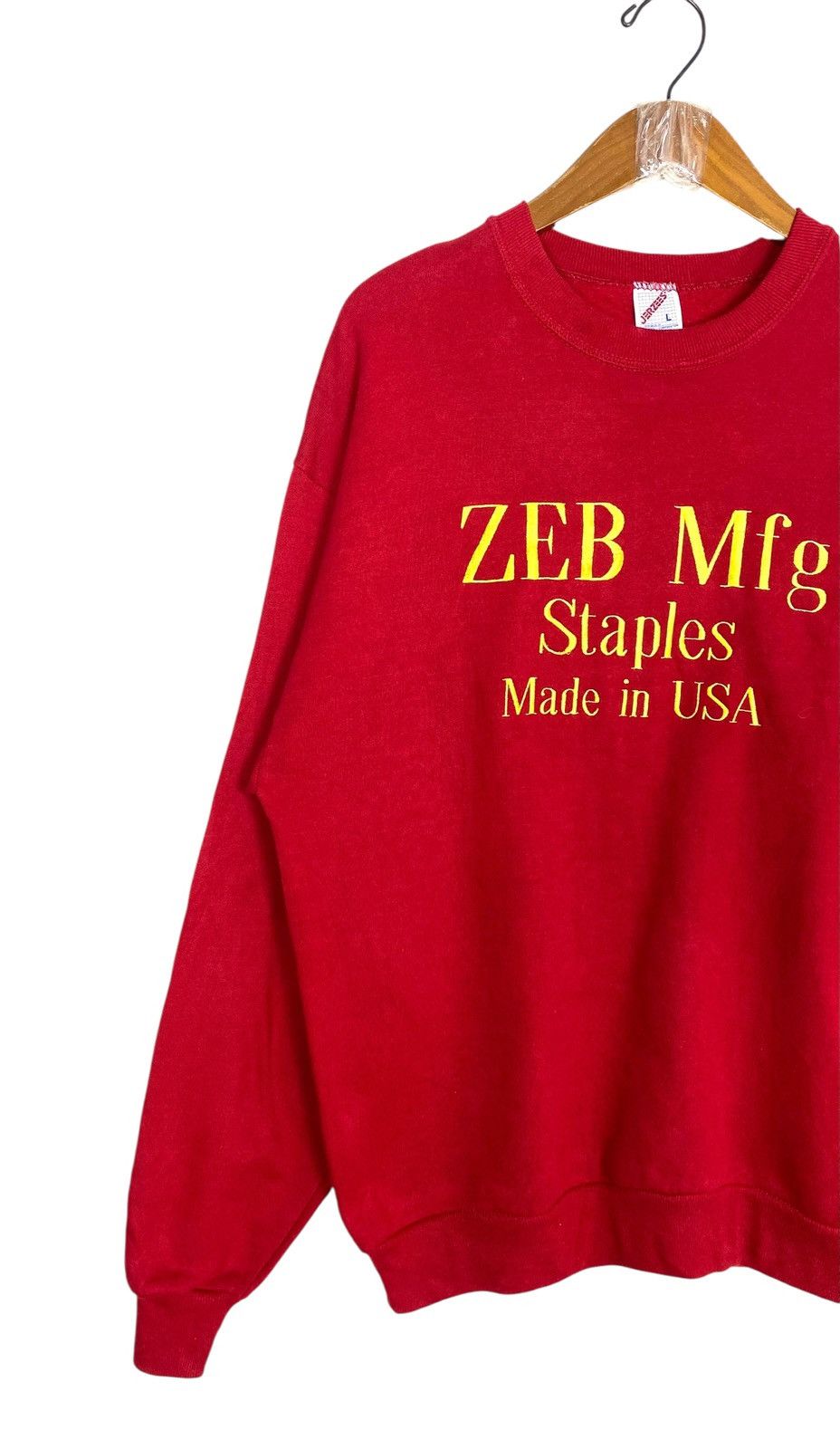 Vintage Rare‼️ Vintage Zeb Mfg Staples Made in Usa Size US L / EU 52-54 / 3 - 2 Thumbnail