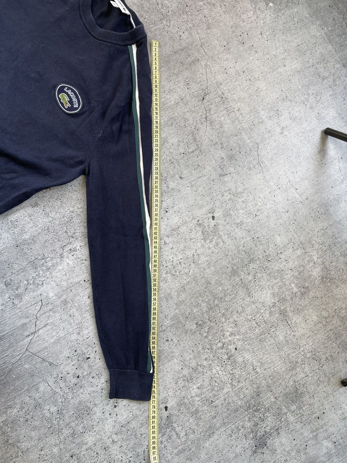 Lacoste Vintage La Chemise Lacoste Sweatshirt Big Logo Streetwear Size US M / EU 48-50 / 2 - 8 Thumbnail