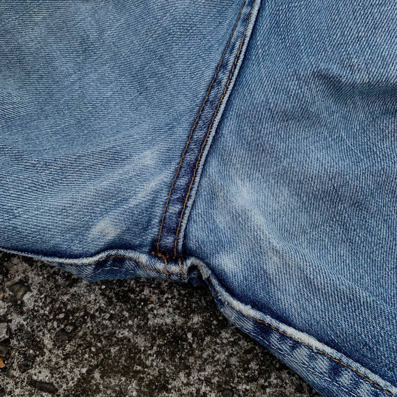 Levi's Vintage Levis 506 Cropped Ripped Jeans Light Blue Wash Deni Size US 30 / EU 46 - 11 Thumbnail