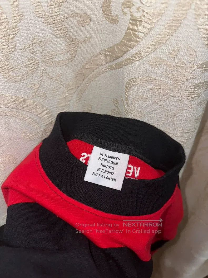 Vetements Vetements Black and Red Striped Long Sleeve Size US S / EU 44-46 / 1 - 5 Thumbnail