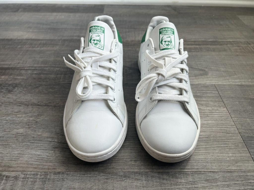Adidas ADIDAS • Stan Smith "PRIMEGREEN White" (8M) Size US 8 / EU 41 - 4 Thumbnail