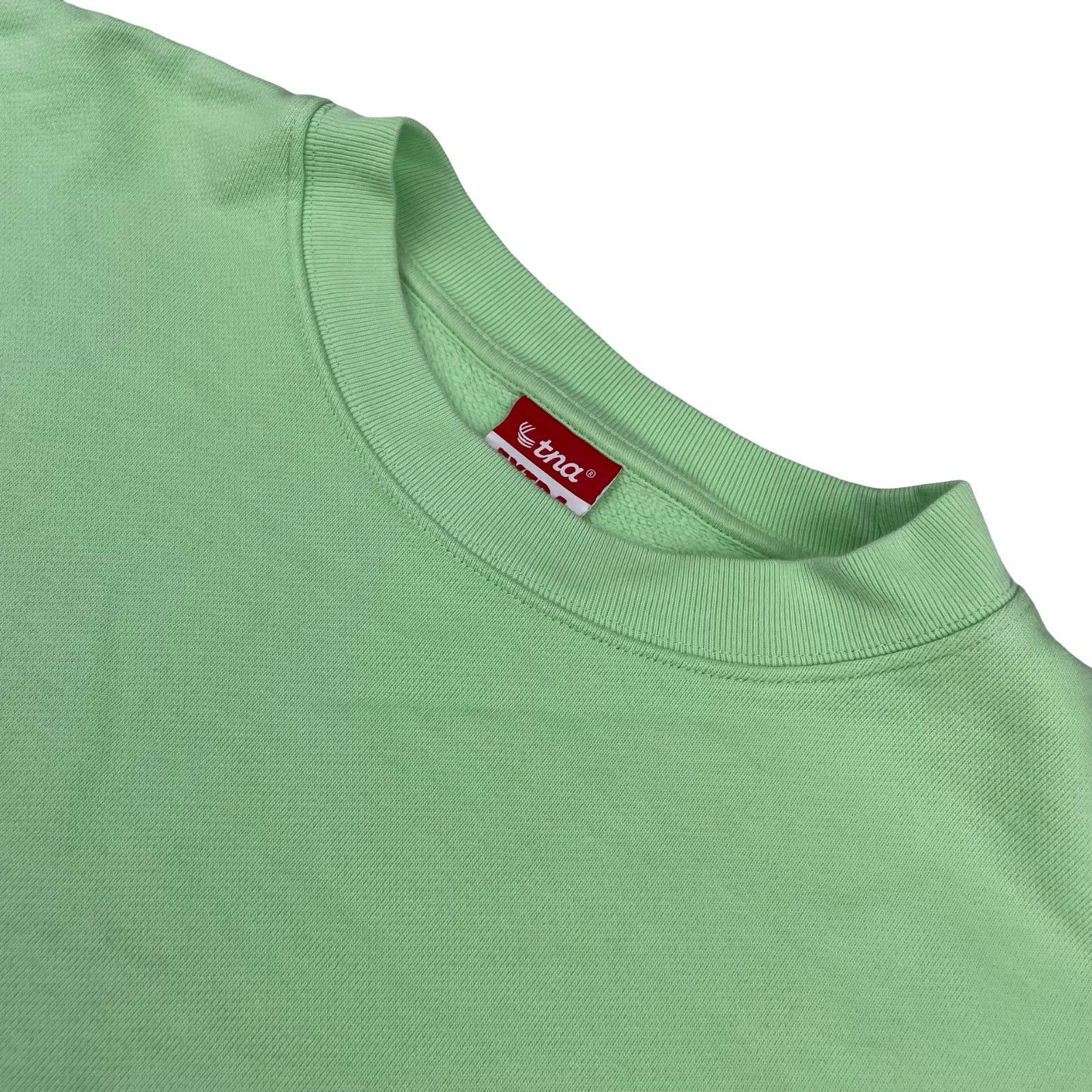 TNA Tna Men's Extra Fleece Crewneck Pullover Sweatshirt Green • Size US L / EU 52-54 / 3 - 1 Thumbnail