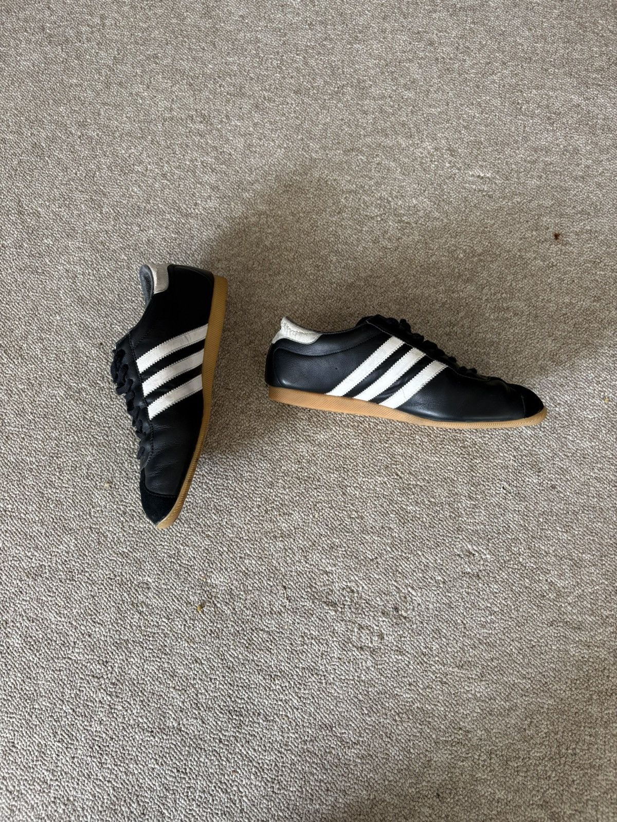 Adidas Rekord leather sneakers Size US 11.5 / EU 44-45 - 1 Thumbnail