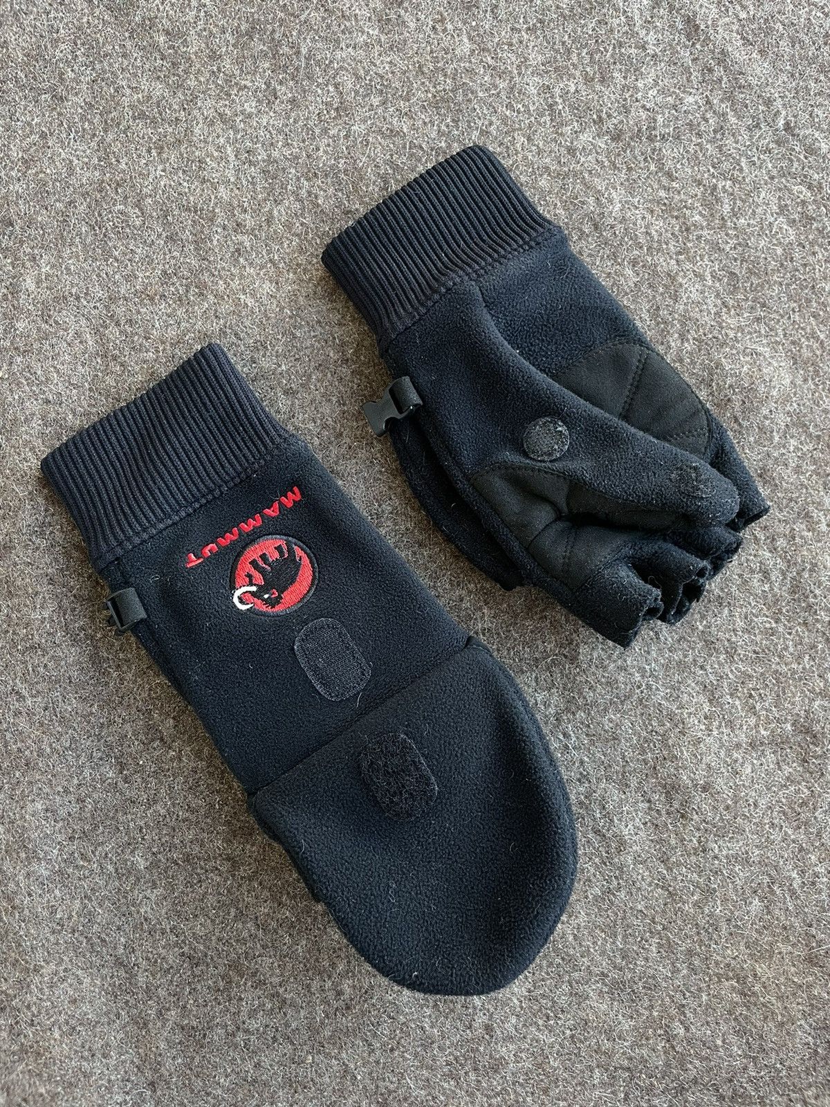 Mammut × Vintage Mammut Windstopper Transformer Gloves Size ONE SIZE - 4 Thumbnail
