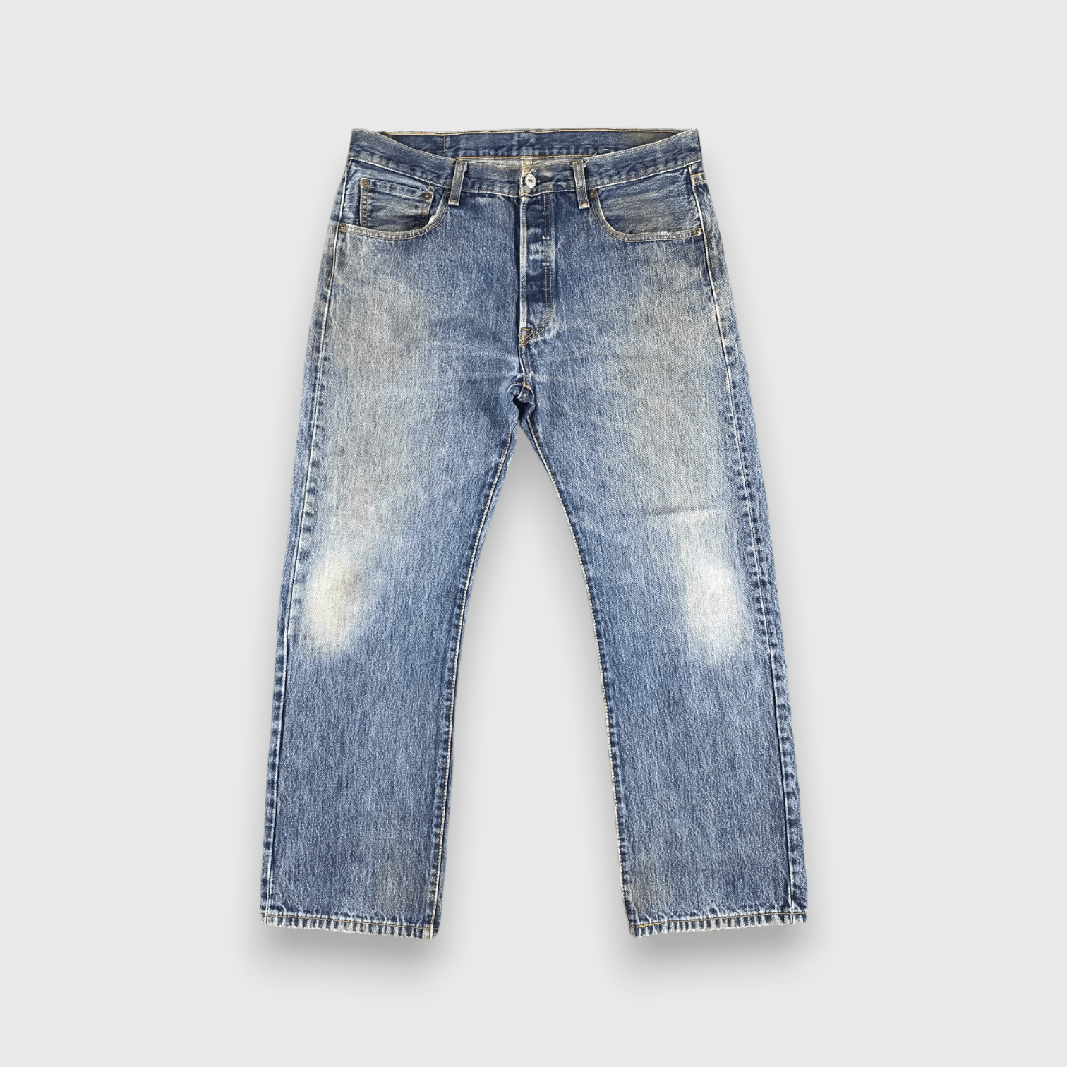 Levi's Vintage Blue Wash Levis 501 Jeans-J1460 Size US 35 - 1 Thumbnail