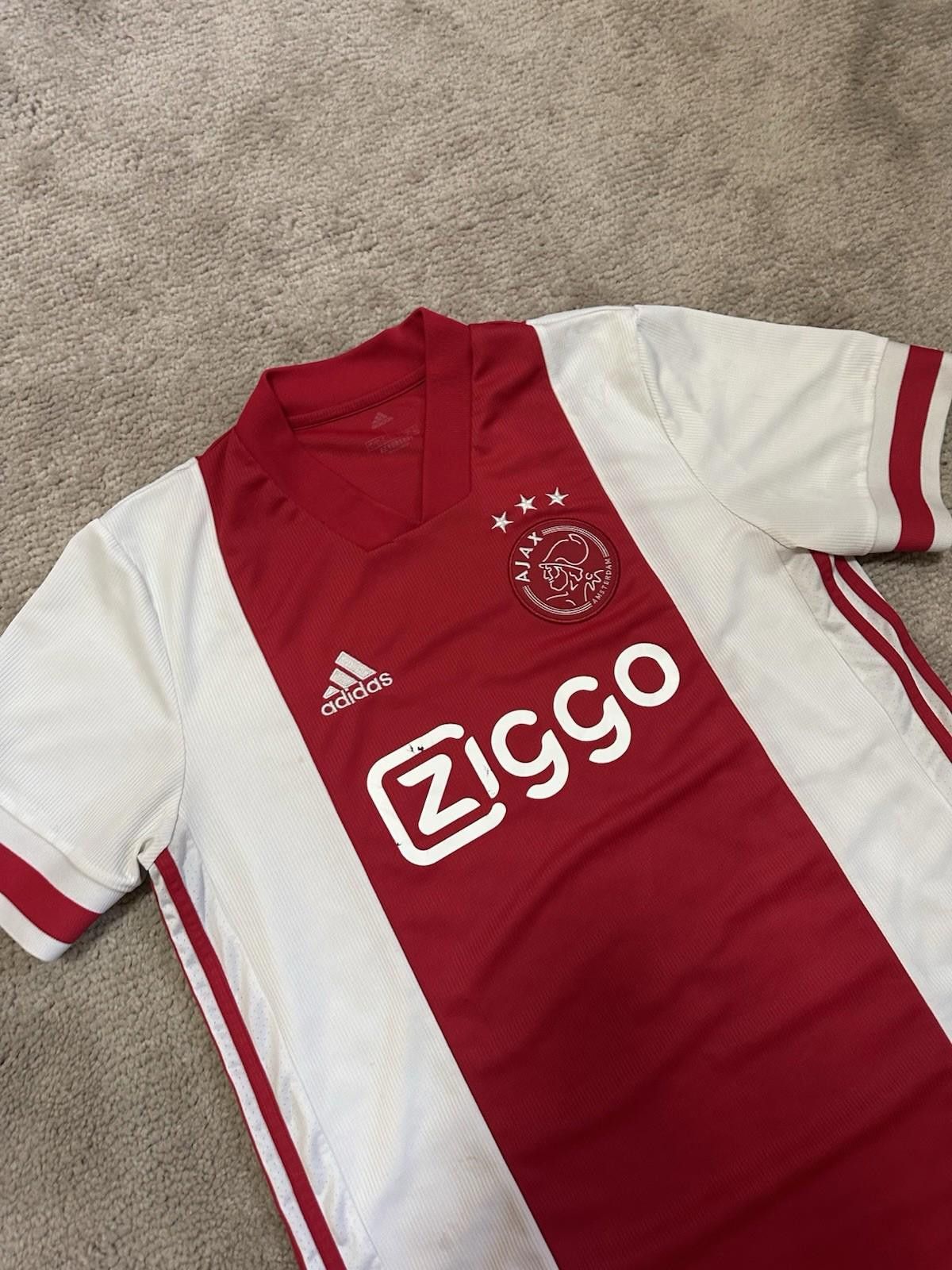 Adidas AJAX AMSTERDAM 2019 2020 HOME FOOTBALL SHIRT SOCCER JERSEY Size US L / EU 52-54 / 3 - 3 Thumbnail