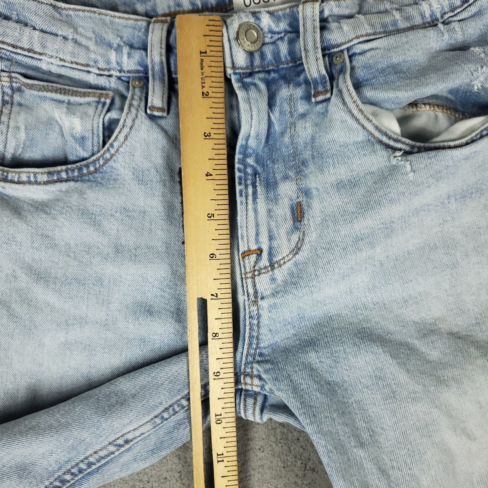 Hudson Hudson Jeans Mens Size 30x30 Blue Distressed Blake Slim Straight Denim Pants Size US 30 / EU 46 - 5 Thumbnail