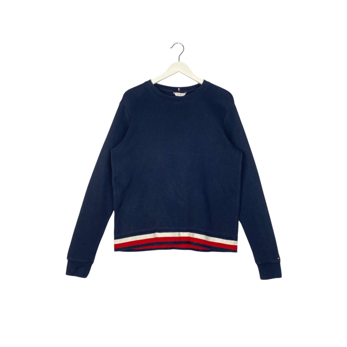 Vintage Vintage Tommy Hilfiger Embroidered Crewneck Sweatshirt Blue Size US XS / EU 42 / 0 - 1 Thumbnail