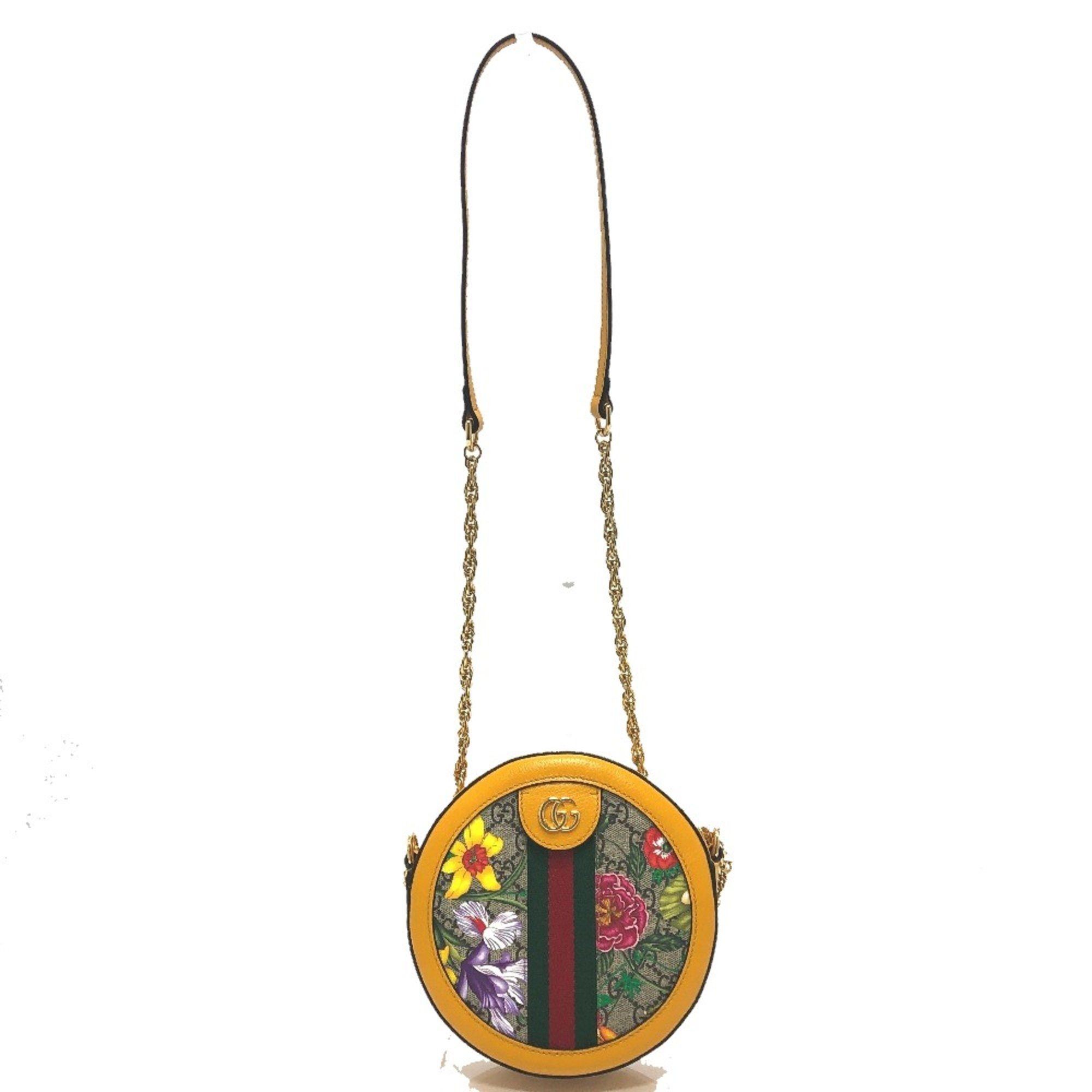 Gucci Gucci 550618 GG shoulder bag Shoulder Bag yellow Size ONE SIZE - 1 Thumbnail