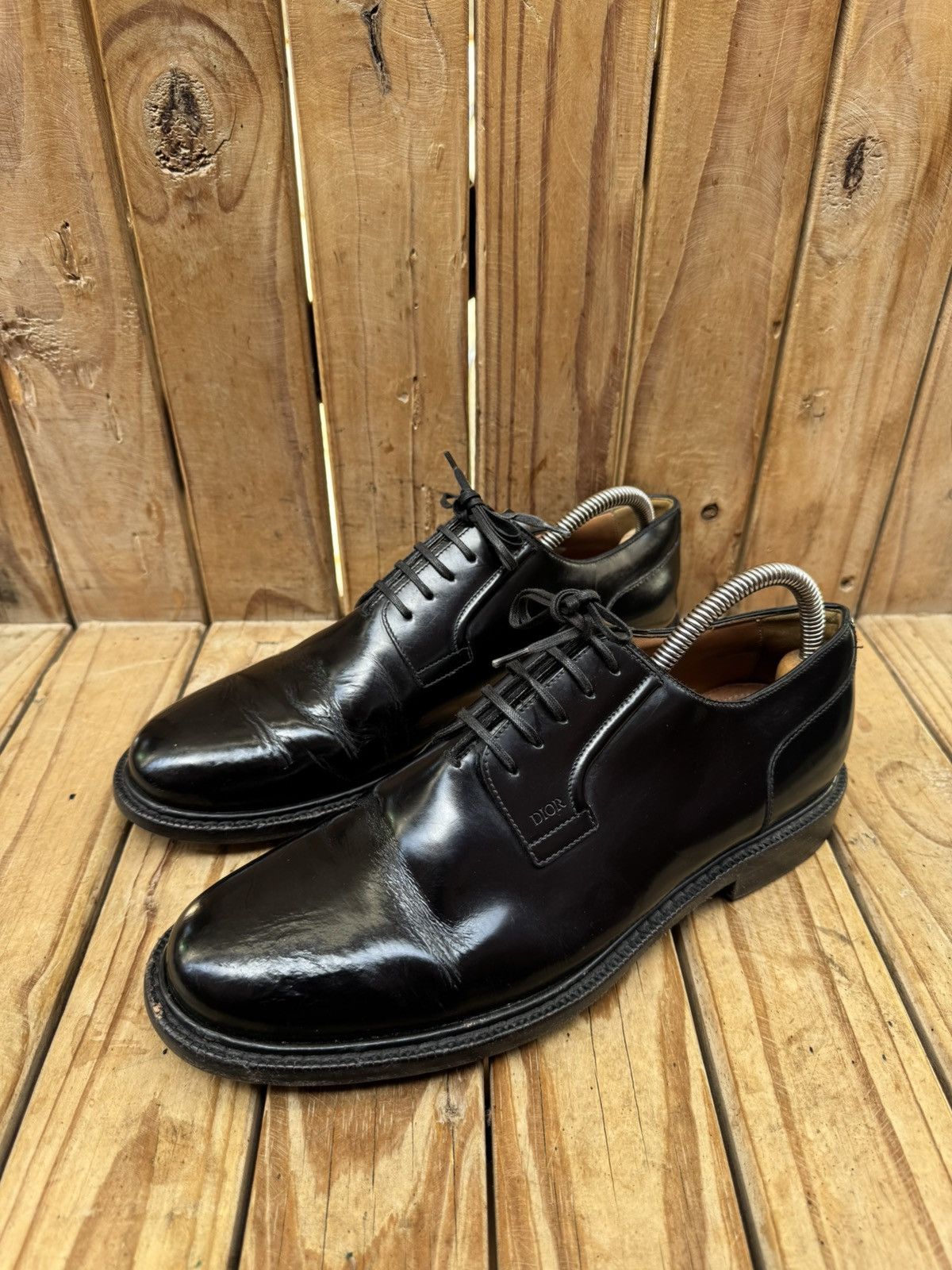 Christian Dior Monsieur Christian Dior black leather derby dress Shoes EUR 41 UK 7 Size US 8 / EU 41 - 7 Thumbnail