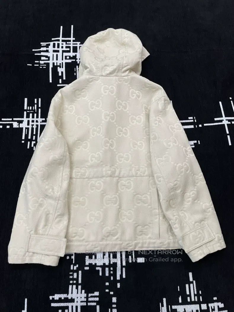 Gucci Gucci Beige dark pattern logo full pair of G jacket Size S / US 4 / IT 40 - 3 Thumbnail