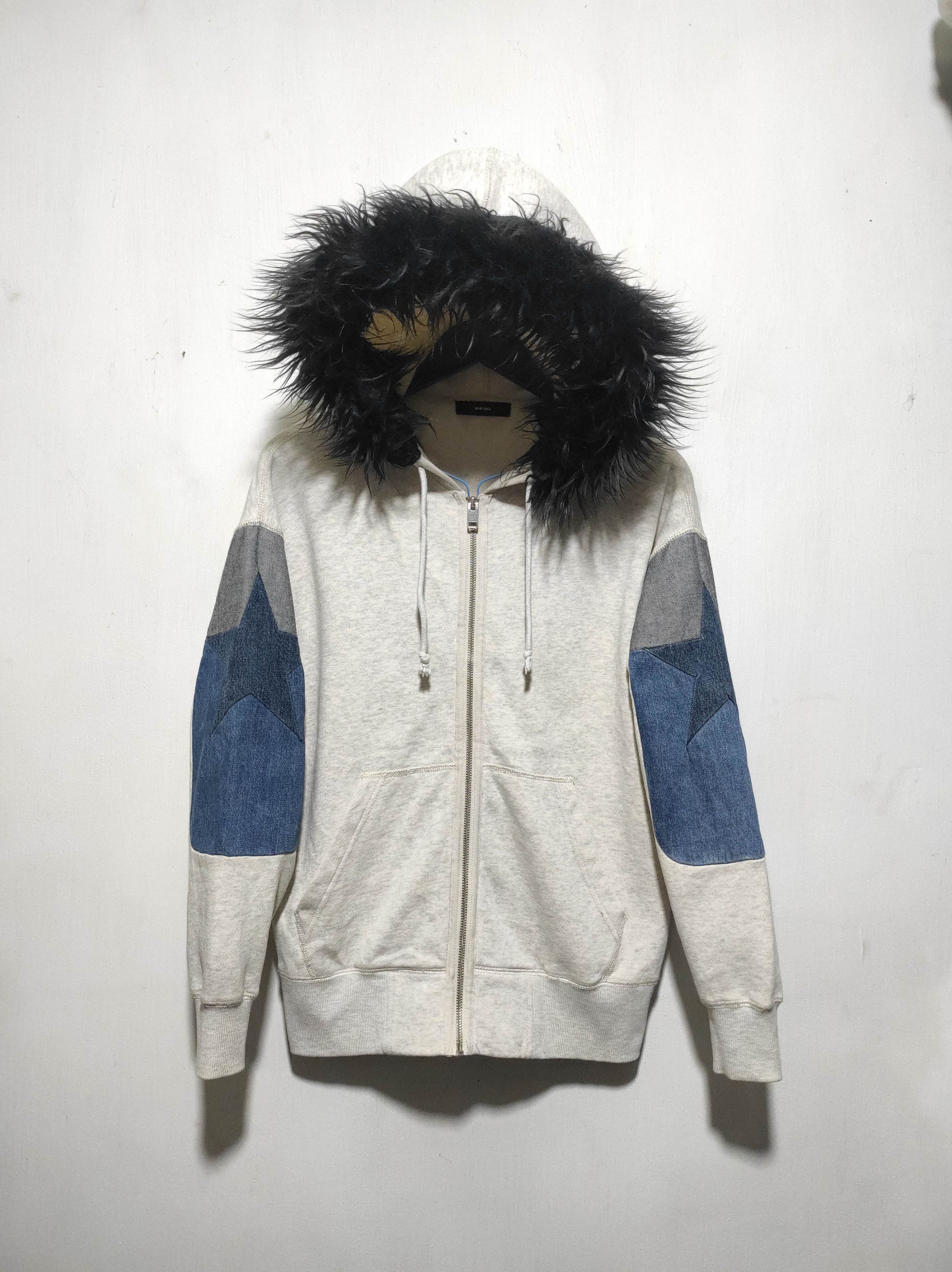 Diesel Diesel Zip Fur Hoodie IfSixWasNine LGB style Size US XS / EU 42 / 0 - 2 Thumbnail