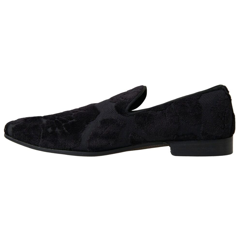 Dolce & Gabbana Dolce & Gabbana Exquisite Black Vintage Loafers for Men Size US 11 / EU 44 - 3 Thumbnail