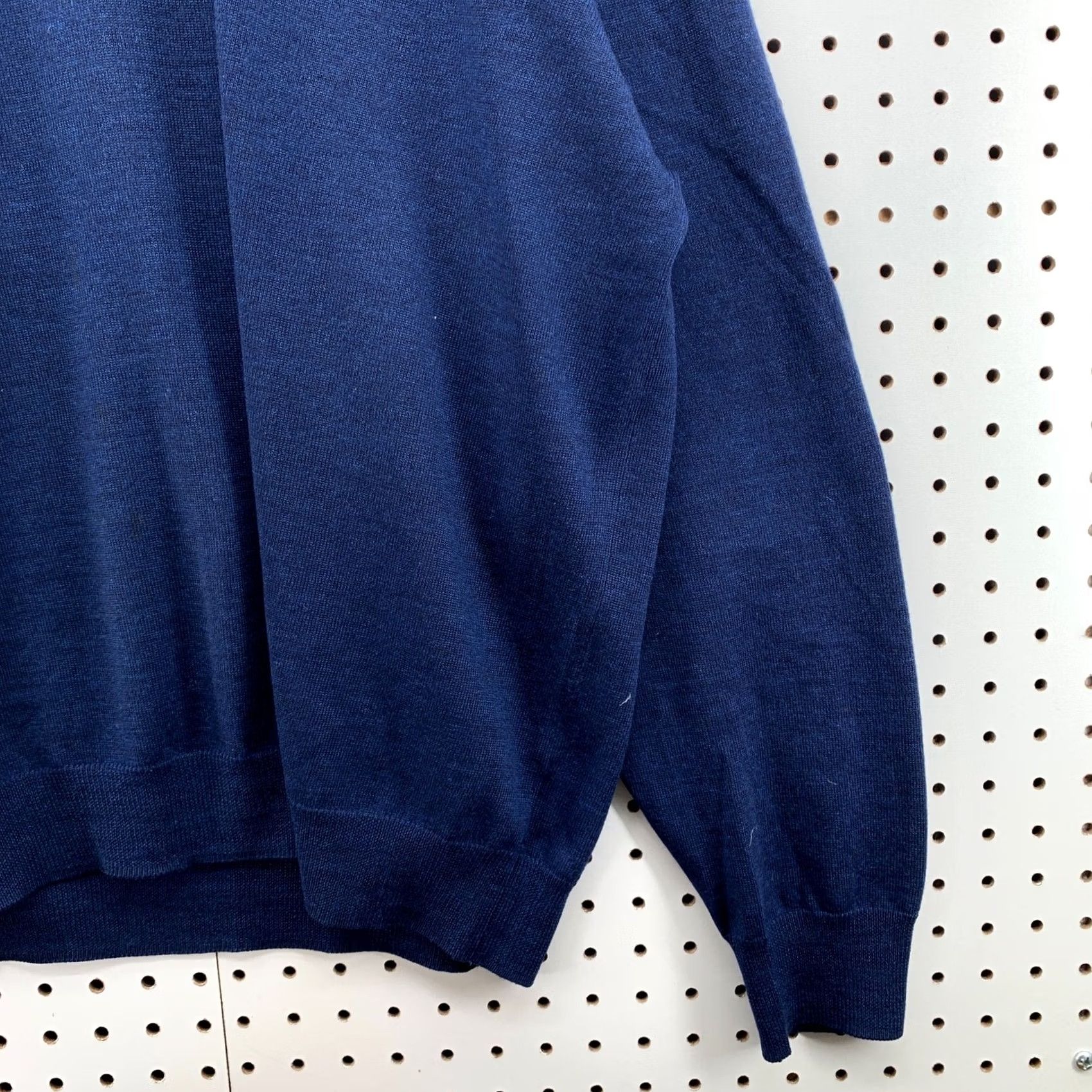 Vintage Kenneth Roberts Platinum 100% Wool Sweater Men XL Blue V-Neck Pullover Size US XL / EU 56 / 4 - 5 Thumbnail