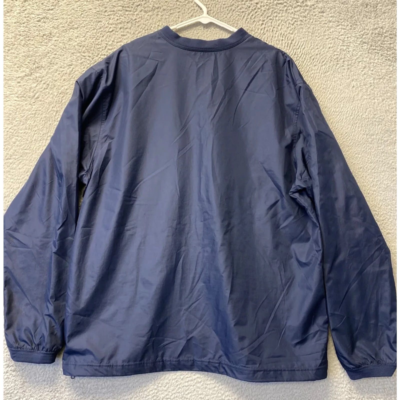Nike Nike Windbreaker Men's XXL Blue V-Neck Adjustable Hem Lightweight /102-43 — Jacket Style, Windbreaker, Running Model Nike Product Line Size US XXL / EU 58 / 5 - 7 Thumbnail