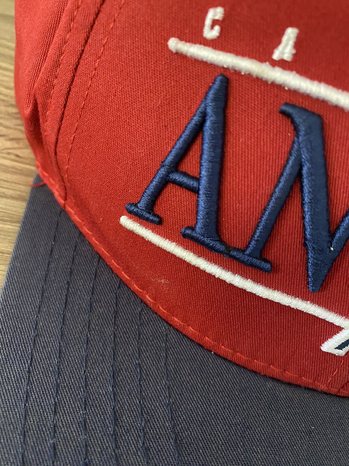Cooperstown Collection Vintage 90’s California Angels Throwback Snap Back Hat Cap Size ONE SIZE - 4 Thumbnail