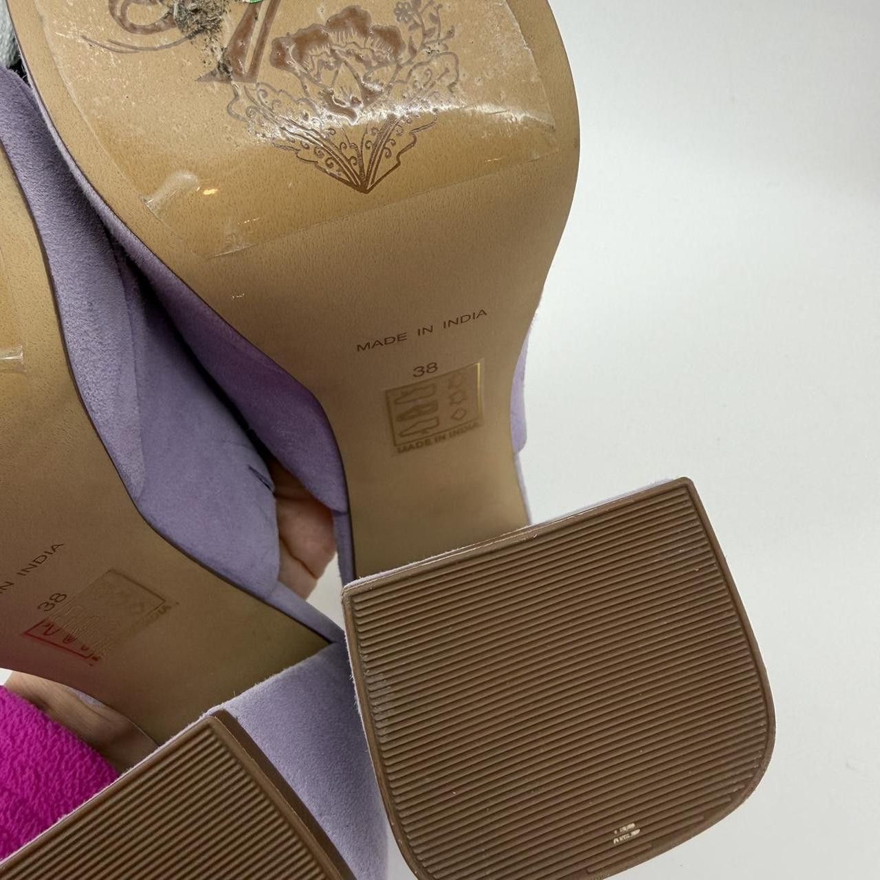 Free People FREE PEOPLE Suede Platform Margo Mule African Violet Size US 7.5 / IT 37.5 - 4 Thumbnail