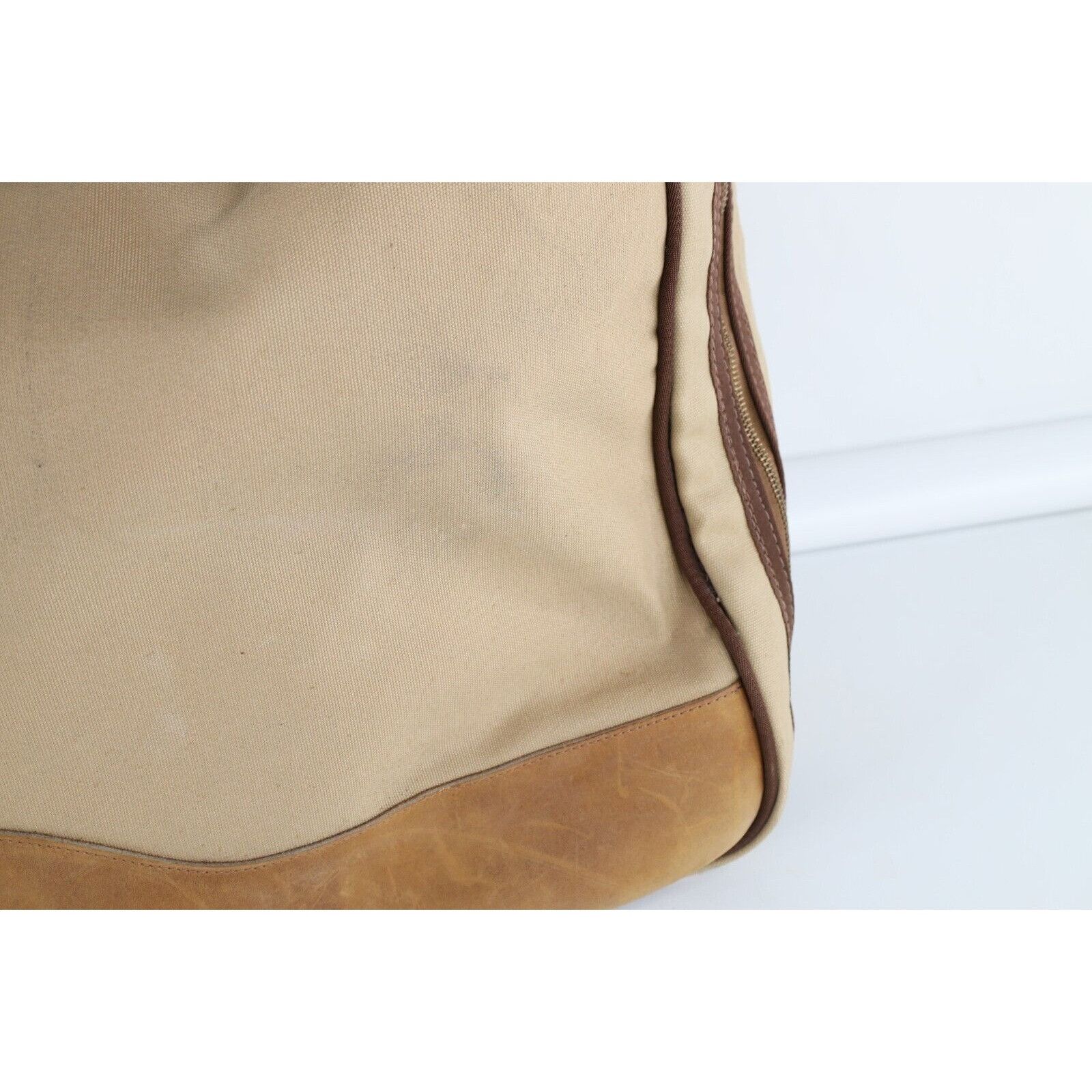 Orvis Deadstock Vintage Orvis Gokey Canvas Leather Duffel Bag Size ONE SIZE - 4 Thumbnail