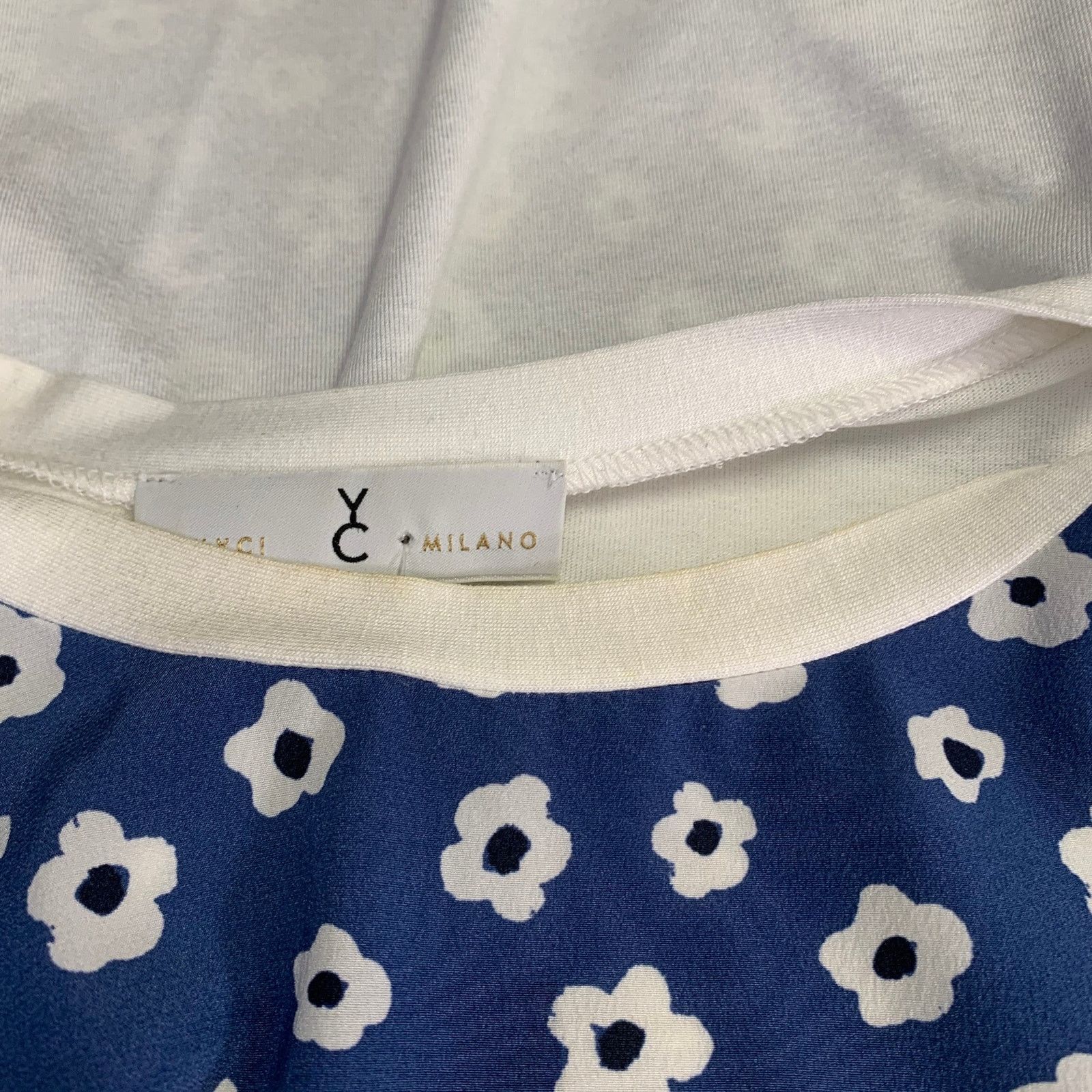 Other 4 White Blue Viscose Blend Floral 3/4 Sleeves Casual Top Size S / US 4 / IT 40 - 7 Thumbnail