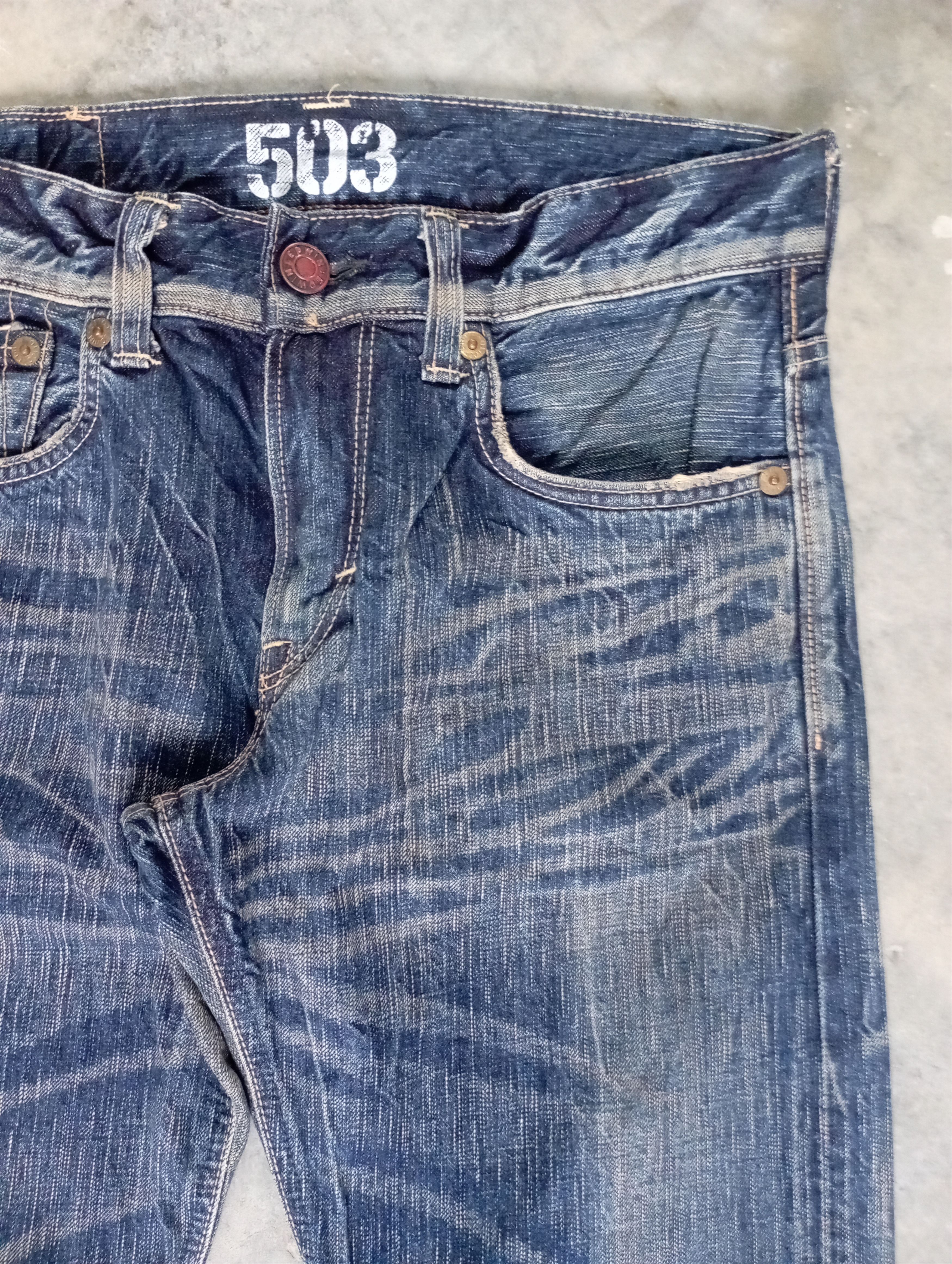 Edwin Flare Jeans Made In Japan Mud Rusty Lightning Wash Edwin Size US 30 / EU 46 - 5 Thumbnail