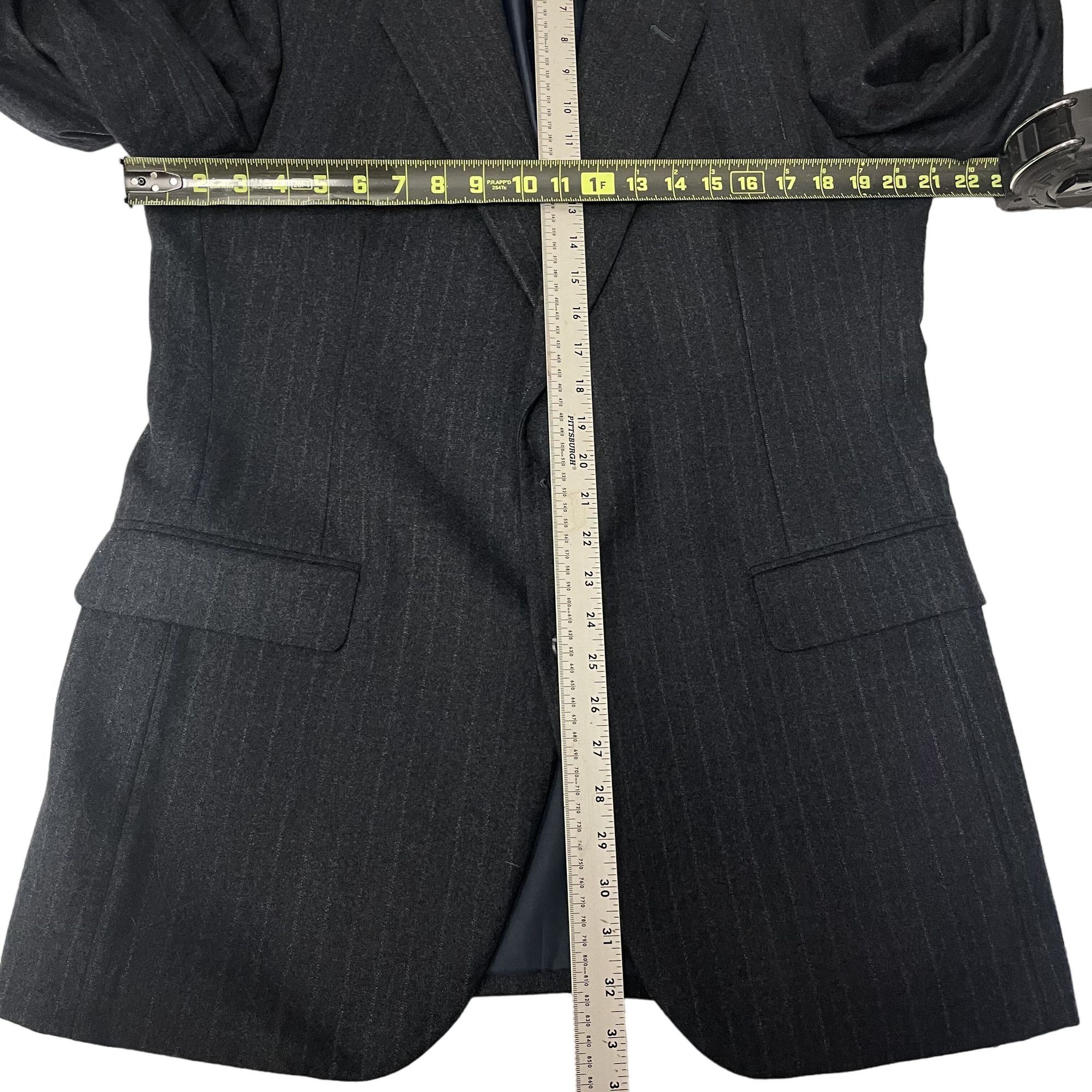 Other Vtg Stuart Edward Charcoal Black Sport Coat MOD Jacket Size 40L - 5 Thumbnail